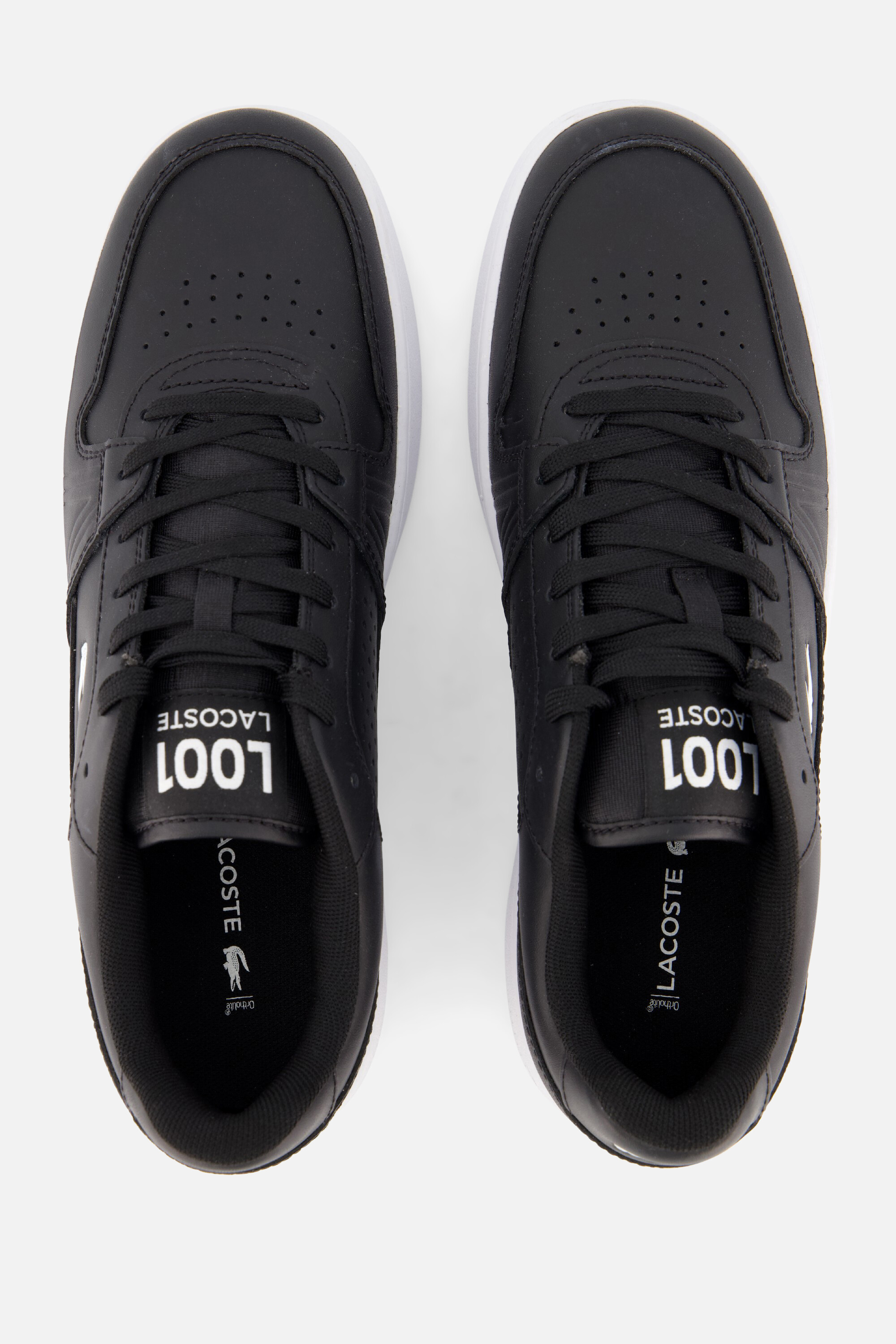 Lacoste L001 Sneakers zwart Leer afbeelding 2