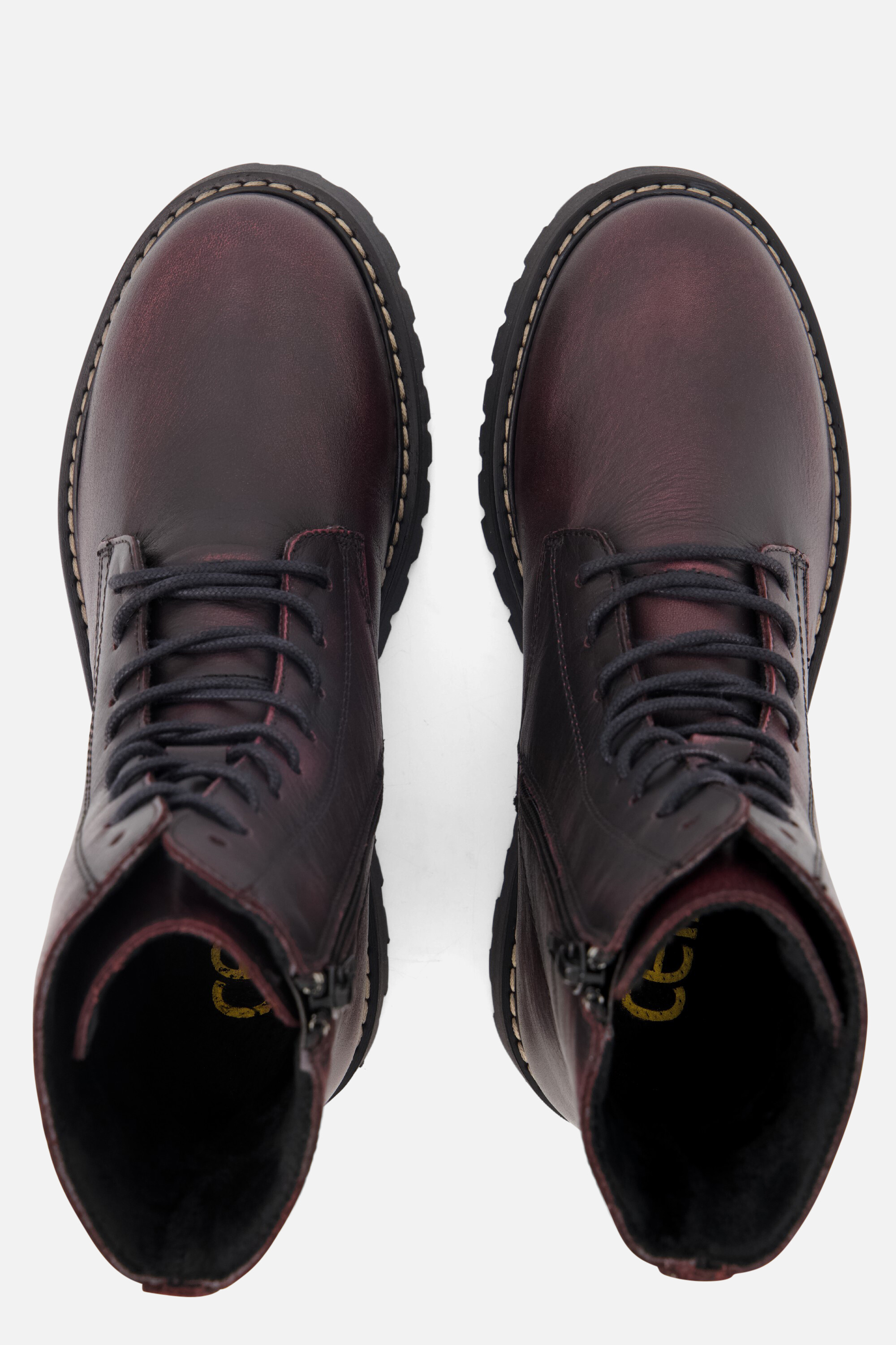 Cellini Veterboots rood Leer afbeelding 2