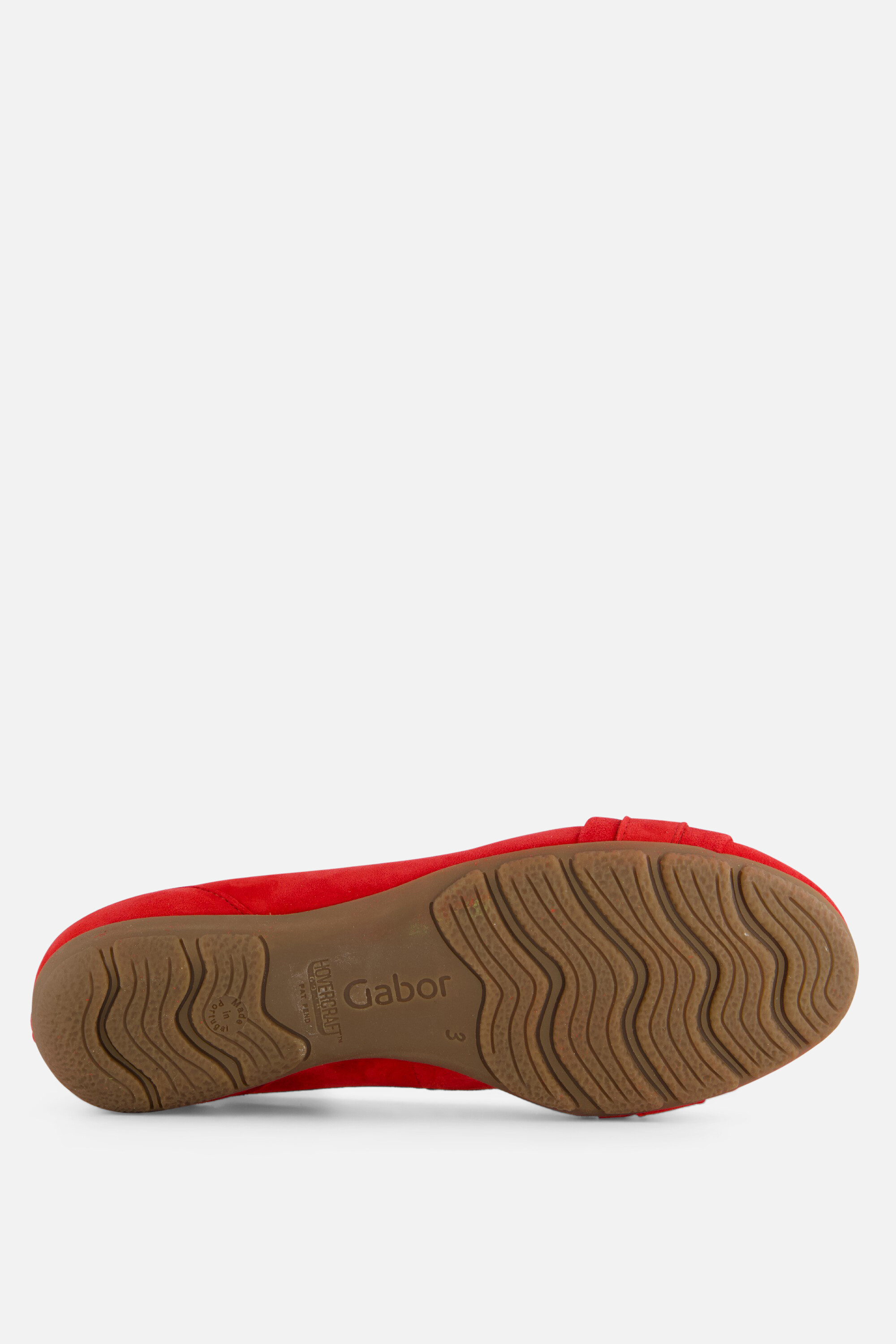 Gabor Instappers rood Suede afbeelding 3