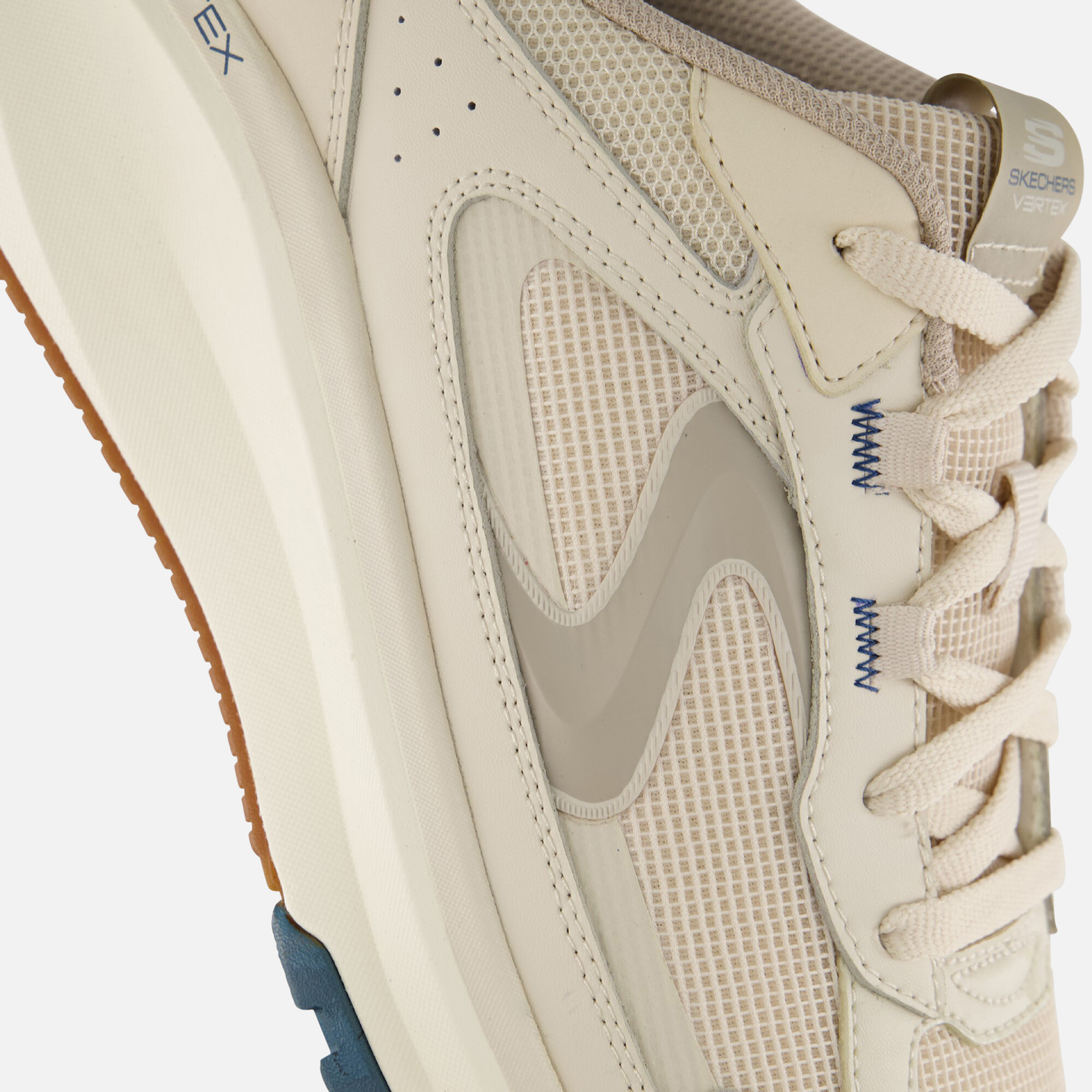 Skechers Vertex Arke Sneakers wit Textiel afbeelding 4