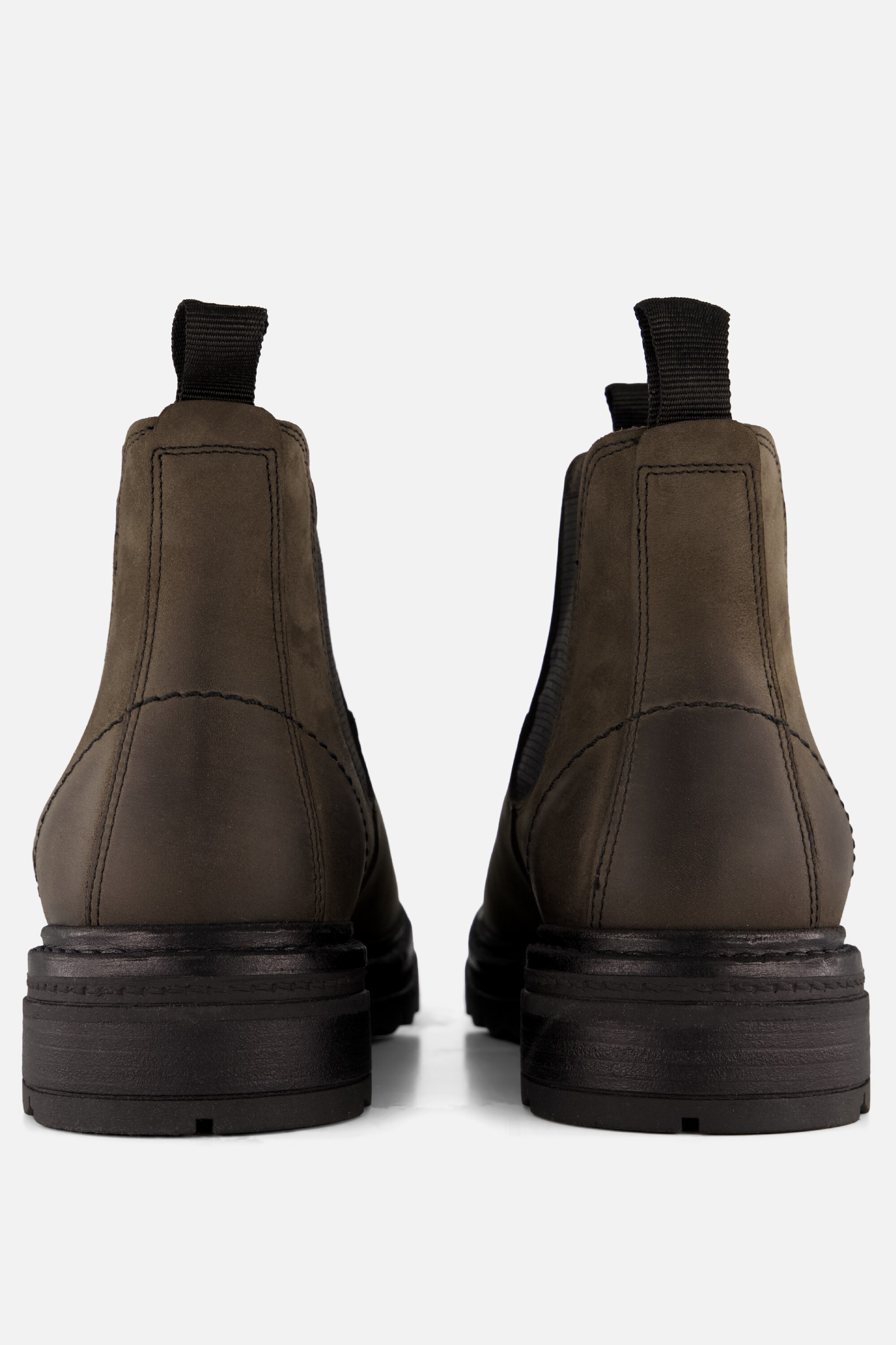 Outfielder Chelsea Boots grijs Leer