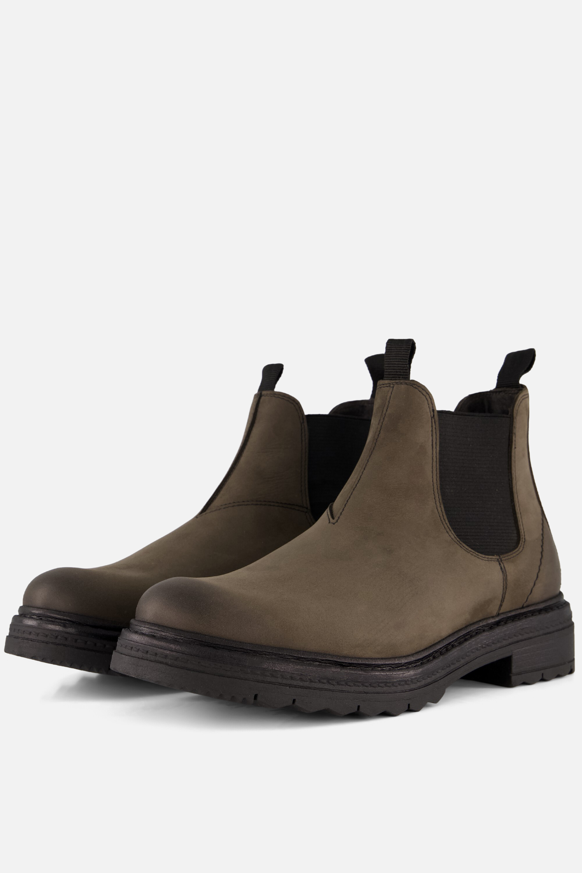 Outfielder Chelsea Boots grijs Leer