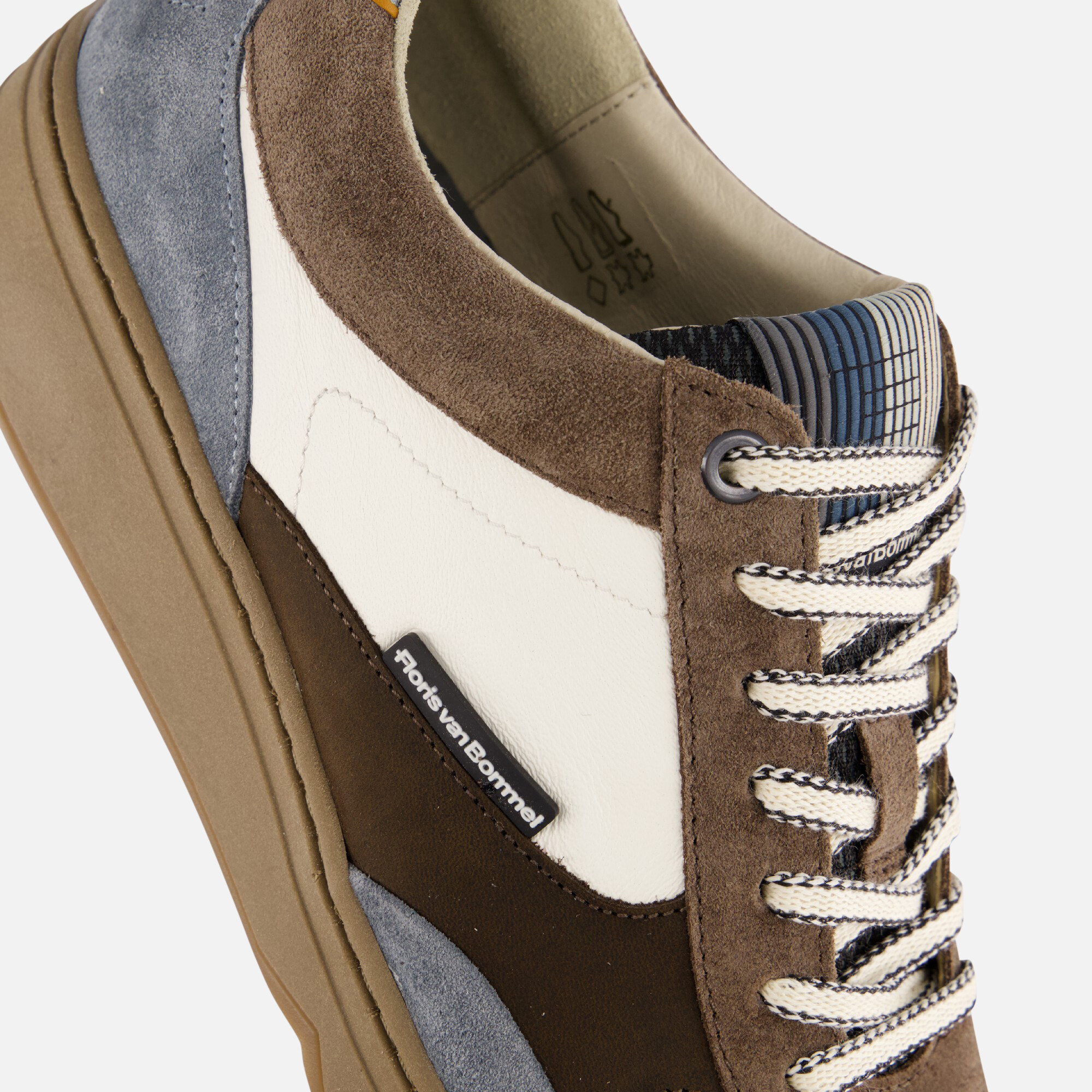 Floris van Bommel De Kupster 05.09 Sneakers taupe afbeelding 4