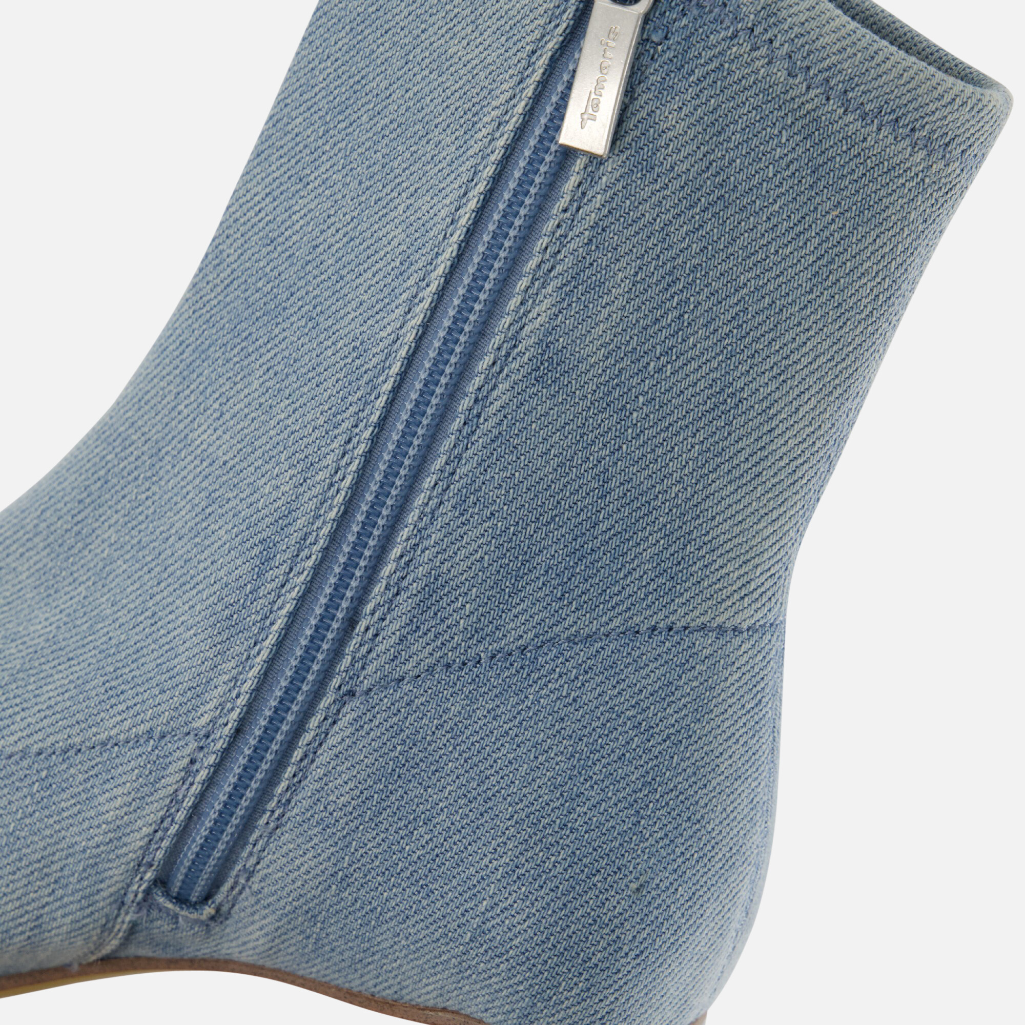 Tamaris Enkellaarsjes denim Textiel afbeelding 4