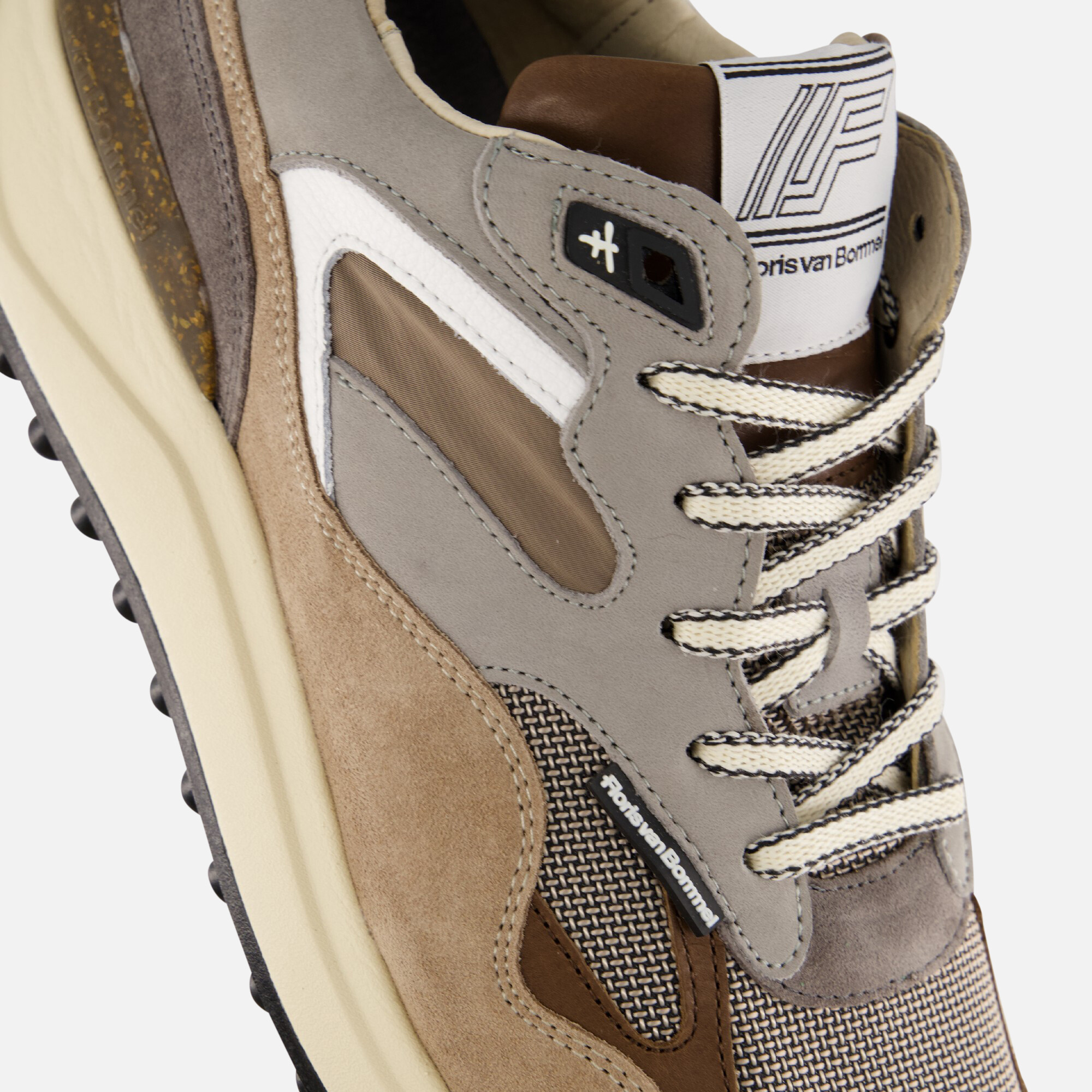 Floris van Bommel Noppi 18.31 Sneakers bruin Suede afbeelding 4