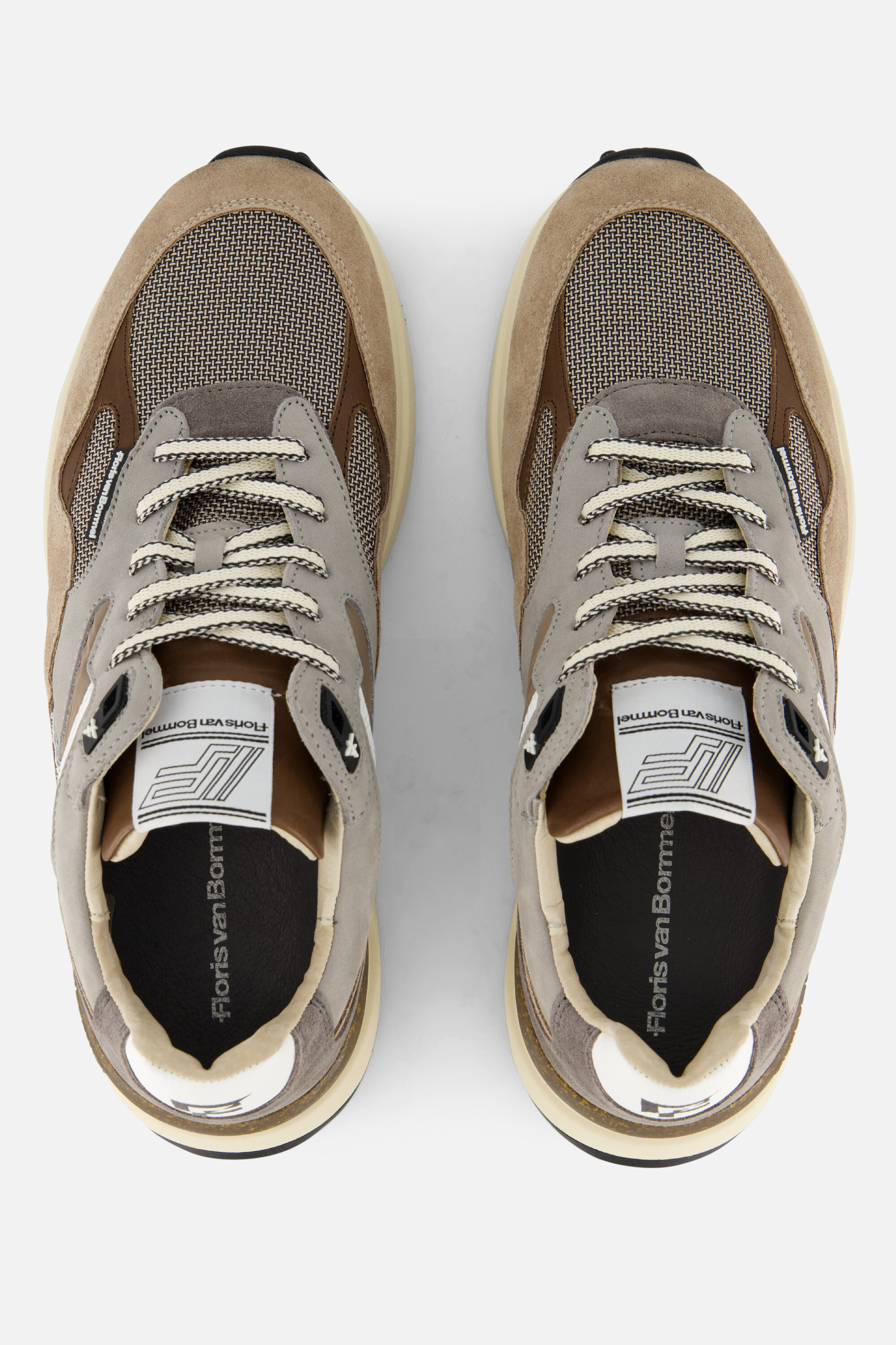Floris van Bommel Noppi 18.31 Sneakers bruin Suede afbeelding 2