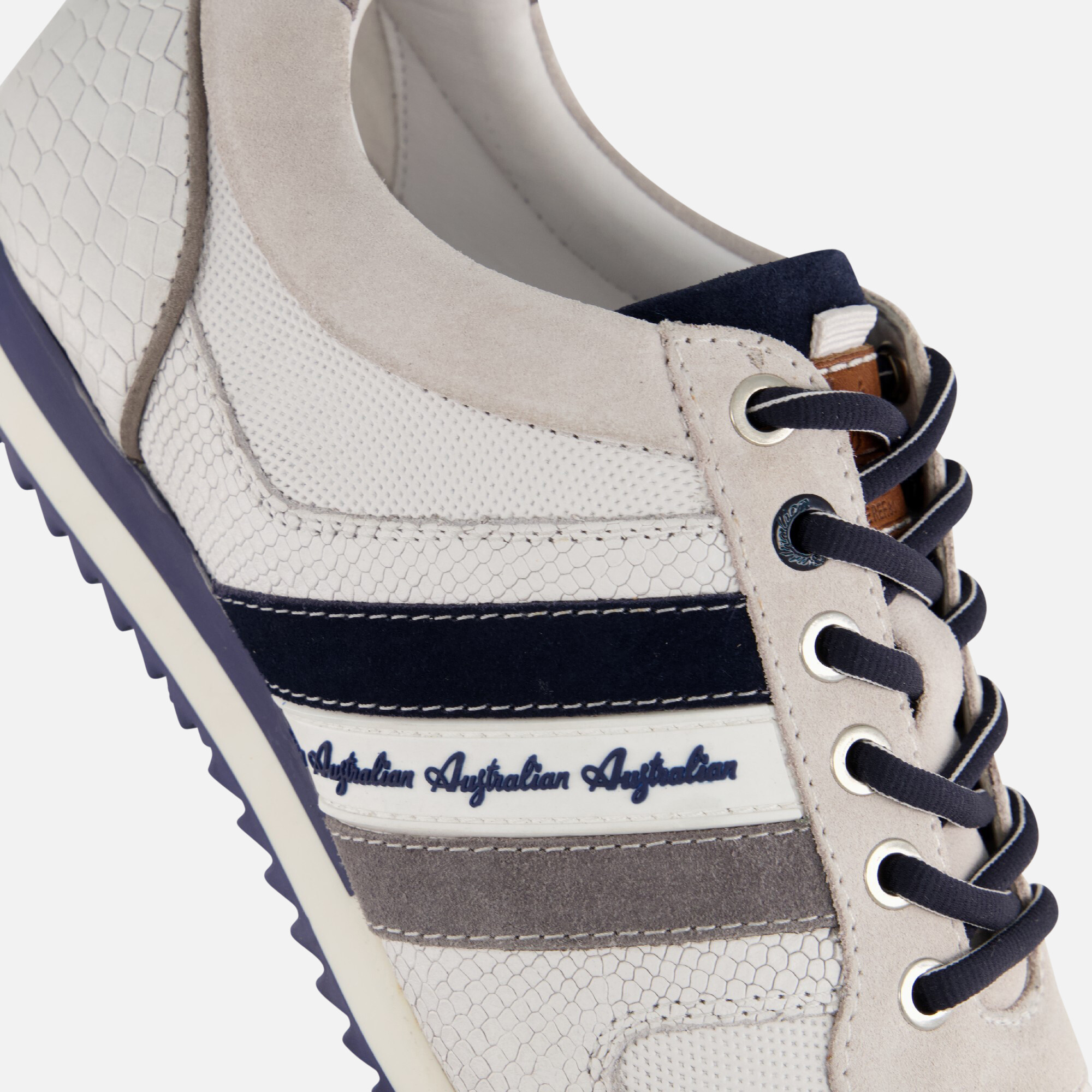Australian Camero Sneakers wit Leer afbeelding 4