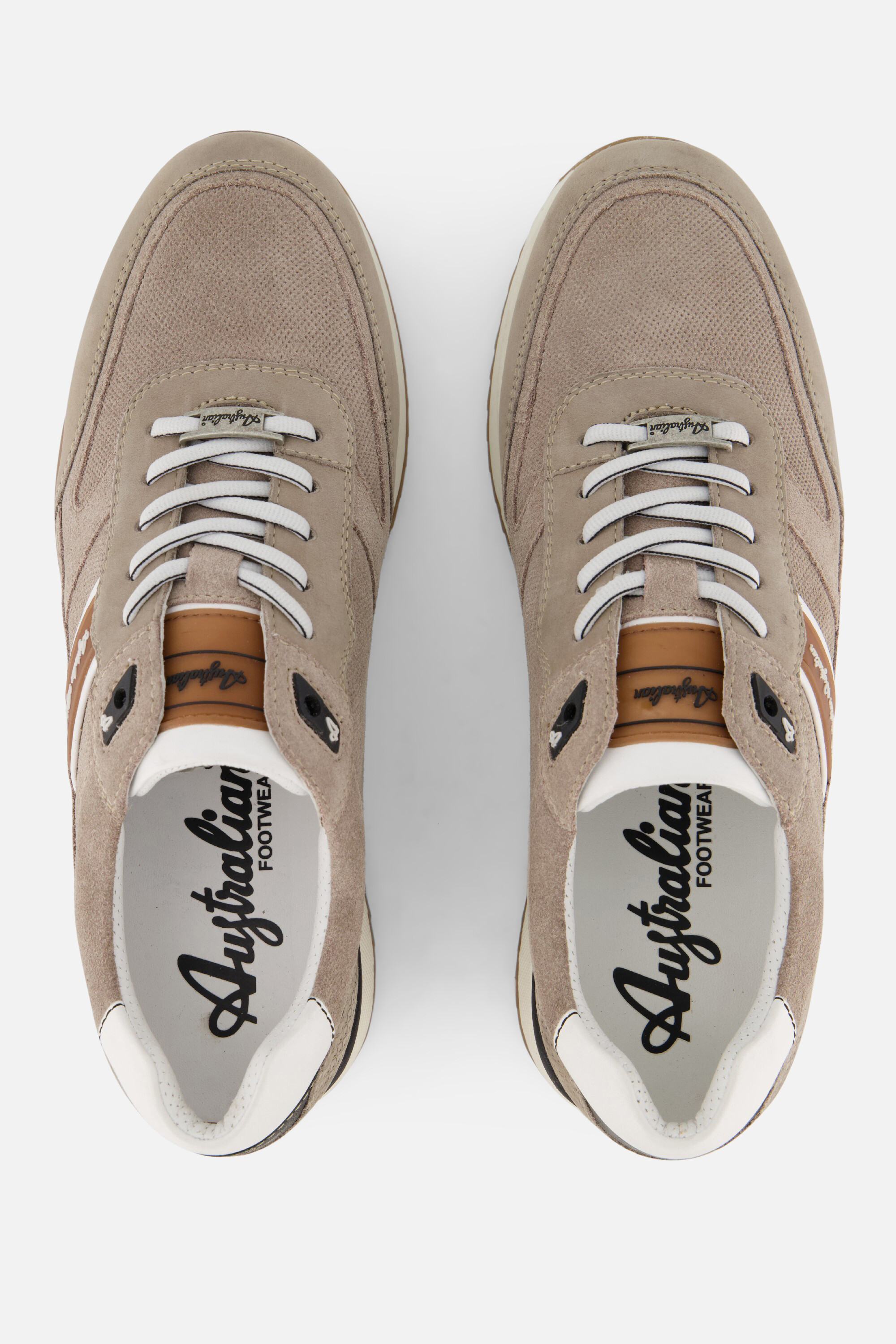Australian Filmon Sneakers taupe Leer afbeelding 3