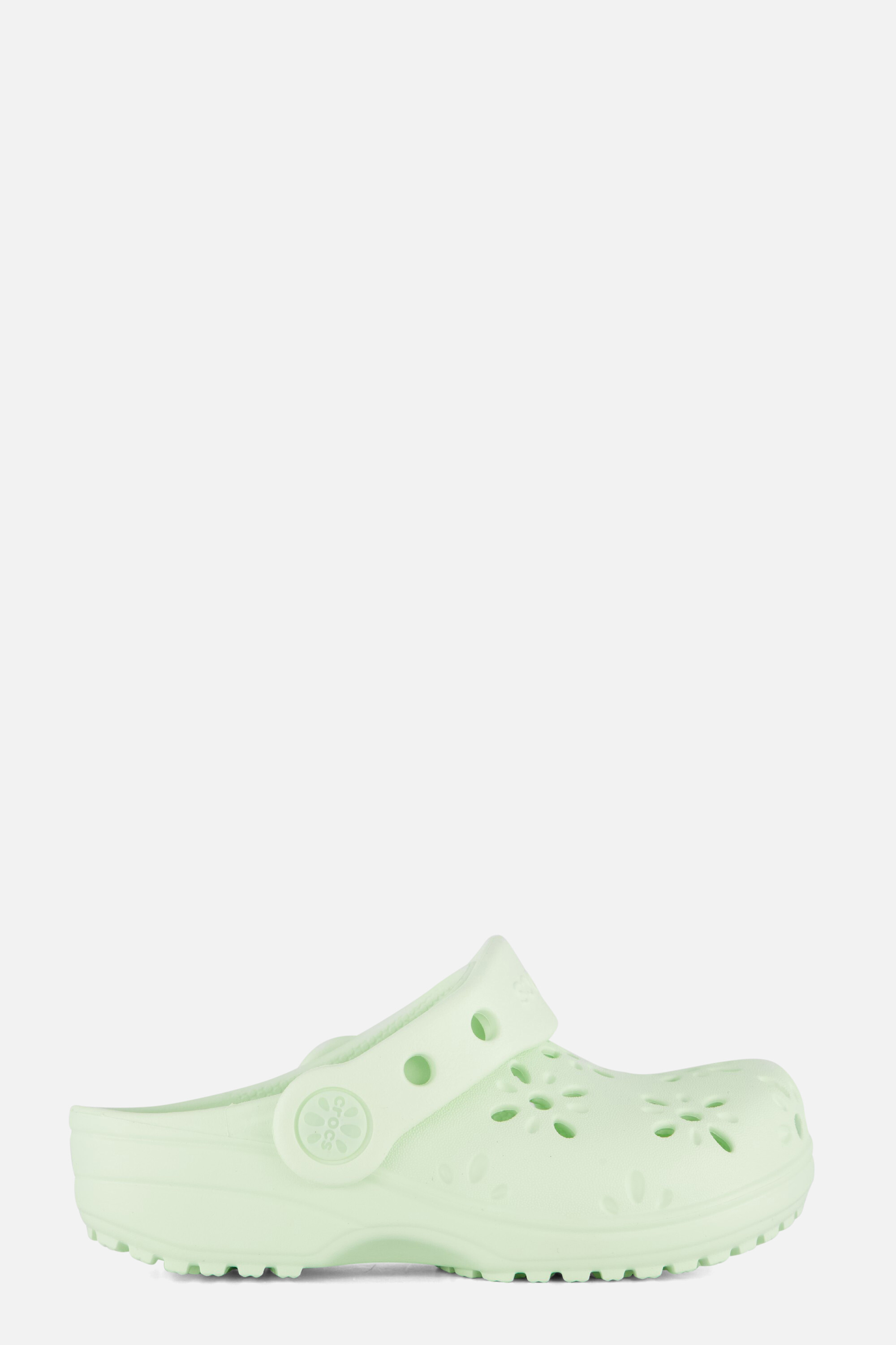 Crocs Classic Clogs Flower Slippers groen Rubber afbeelding 4
