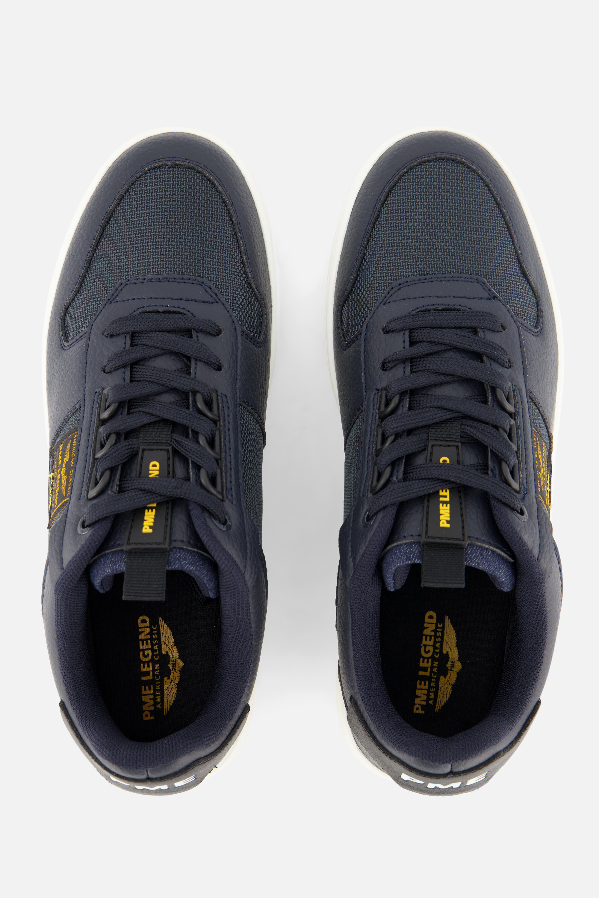PME Legend Gobbler Sneakers blauw Imitatieleer afbeelding 3