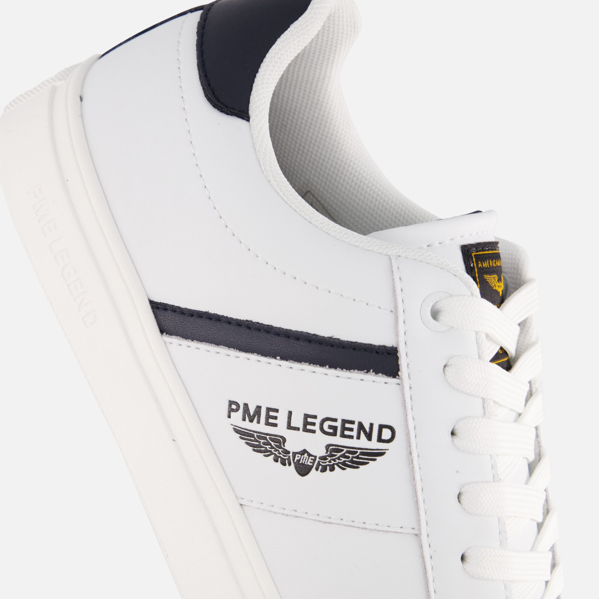 PME Legend Eclipse Sneakers wit Imitatieleer afbeelding 4