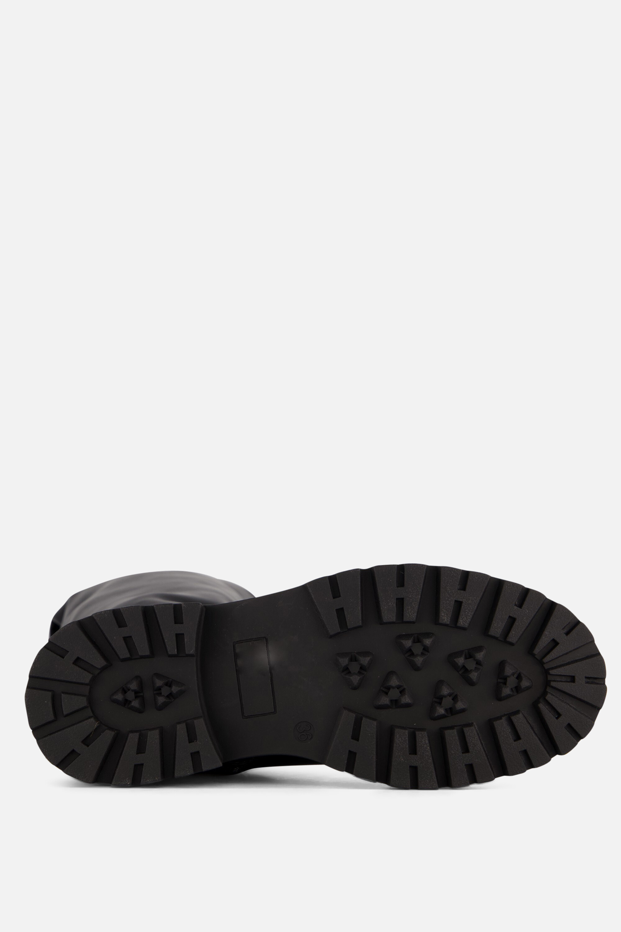 Ann Rocks Overknee hoge laarzen zwart Pu afbeelding 3