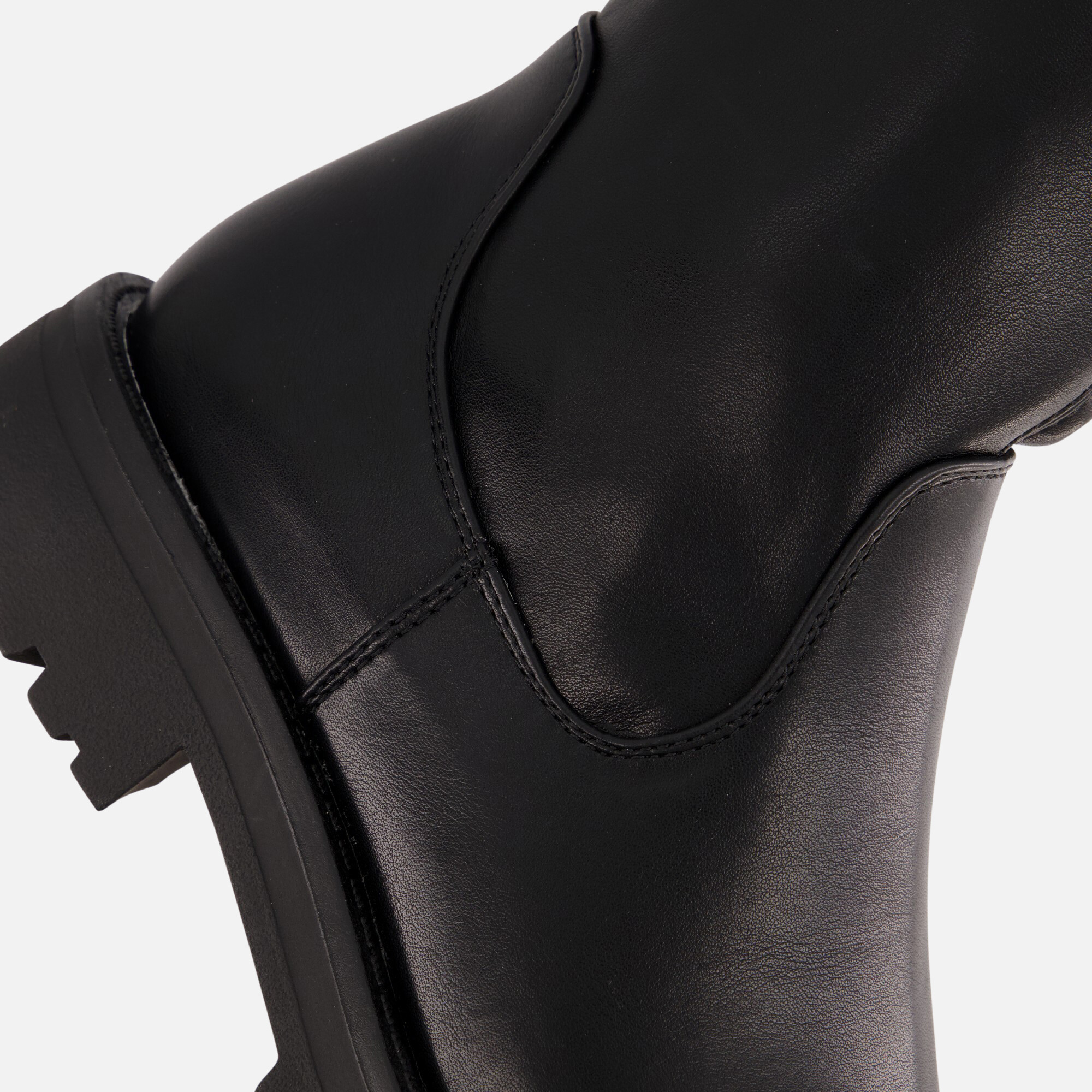 Ann Rocks Overknee hoge laarzen zwart Pu afbeelding 4