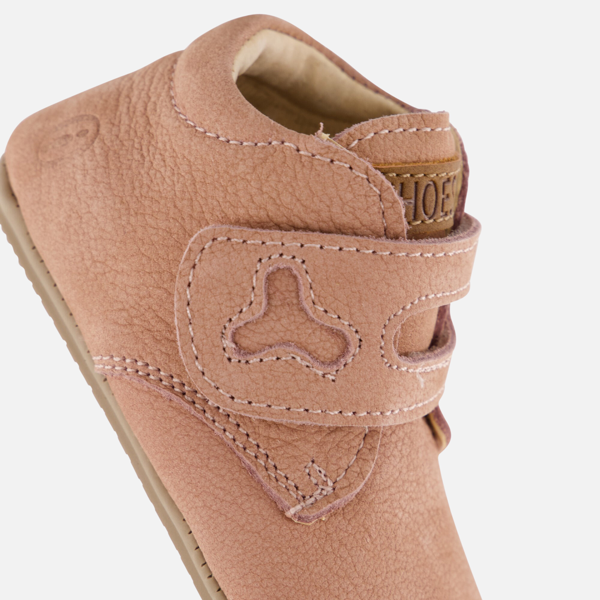 Shoesme leren lopen klittenband schoenen roze afbeelding 4