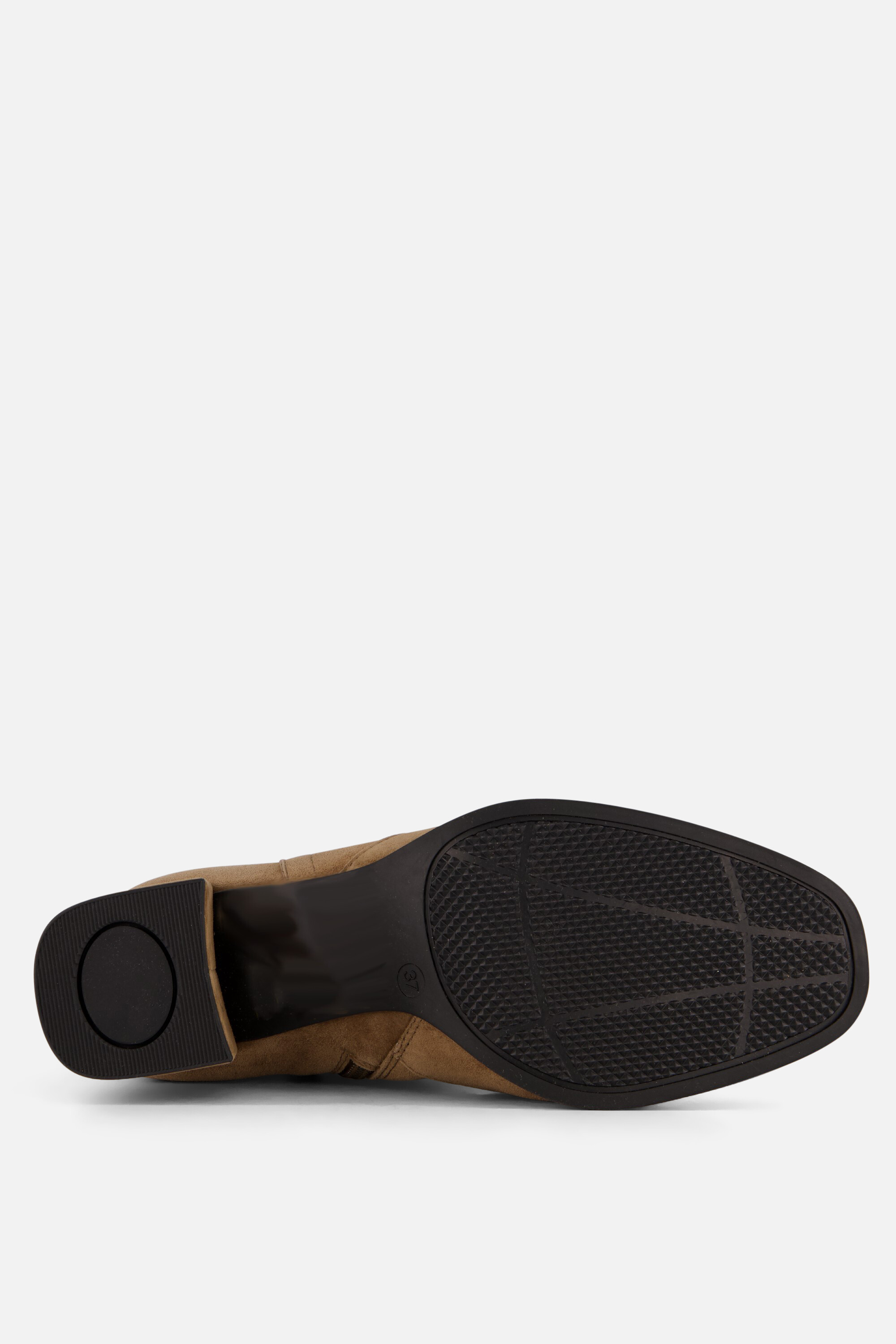Feyn Enkellaarsjes taupe Suede afbeelding 4