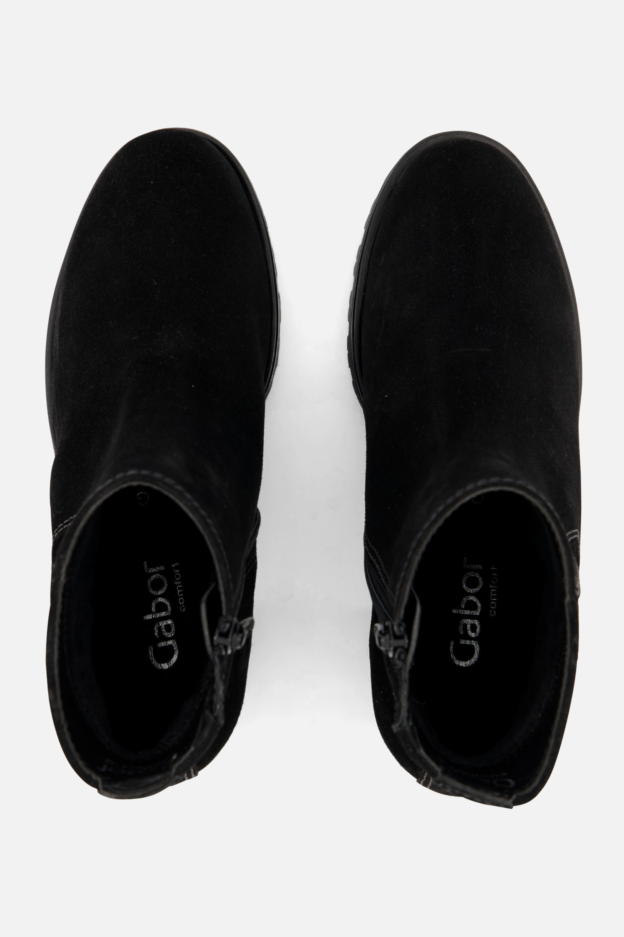Gabor Enkellaarsjes zwart Suede afbeelding 2