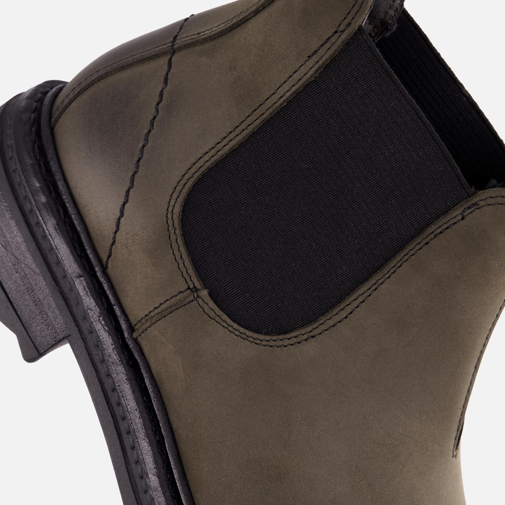 Outfielder Chelsea Boots grijs Leer