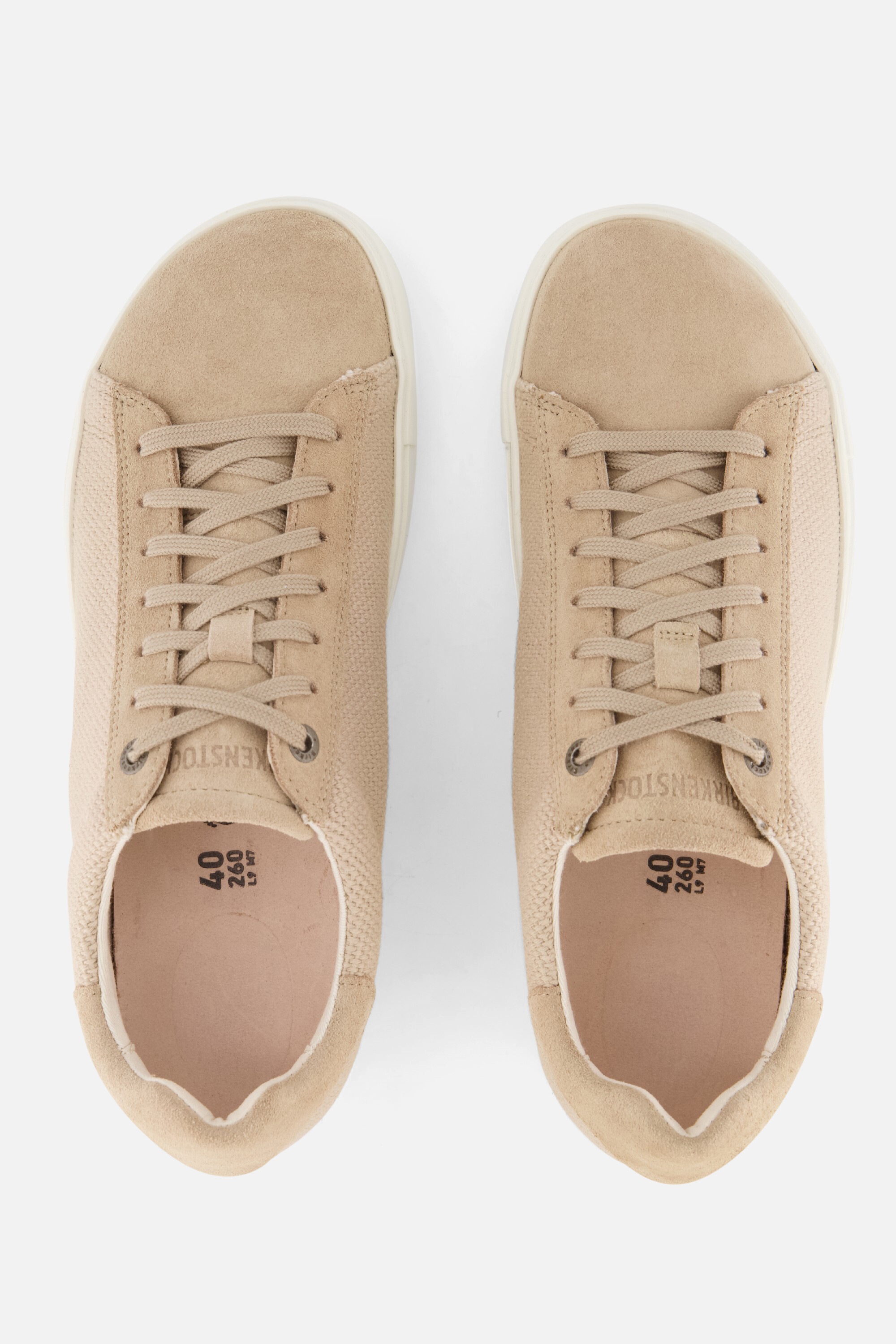 Birkenstock Bend Low Sneakers beige Leer afbeelding 2