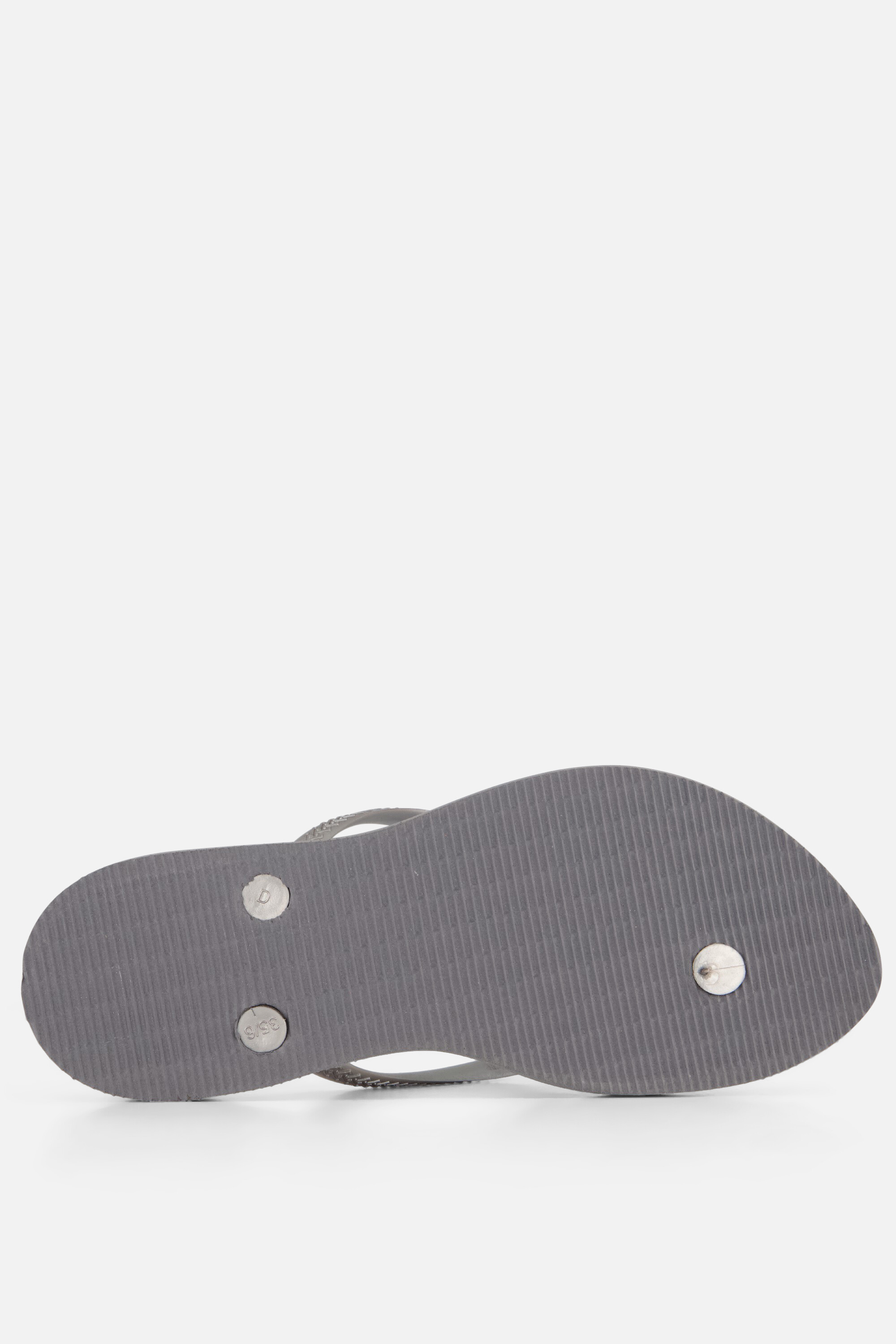 Havaianas Slim Point Slippers grijs Rubber afbeelding 2