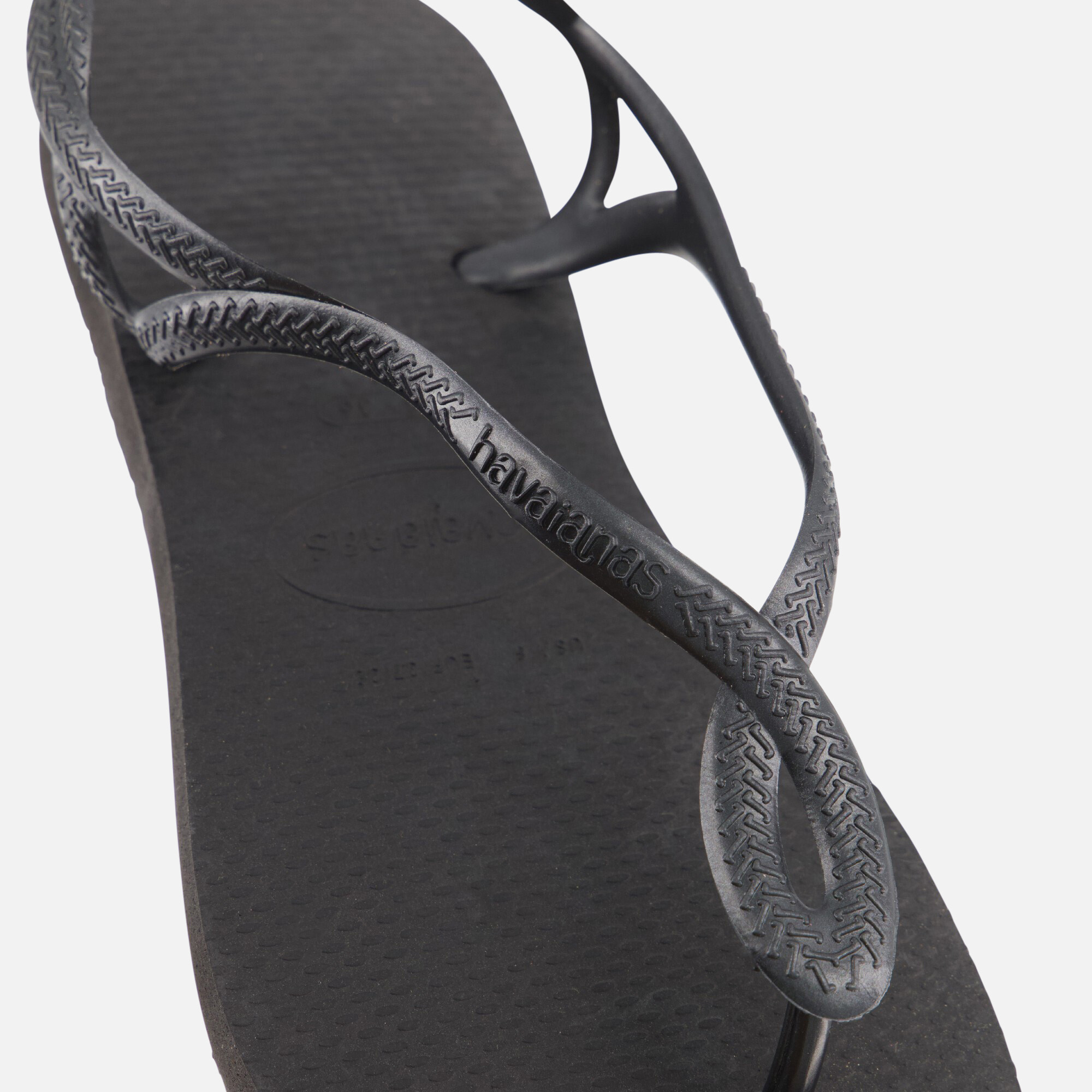Havaianas Luna Sandalen zwart Rubber afbeelding 3