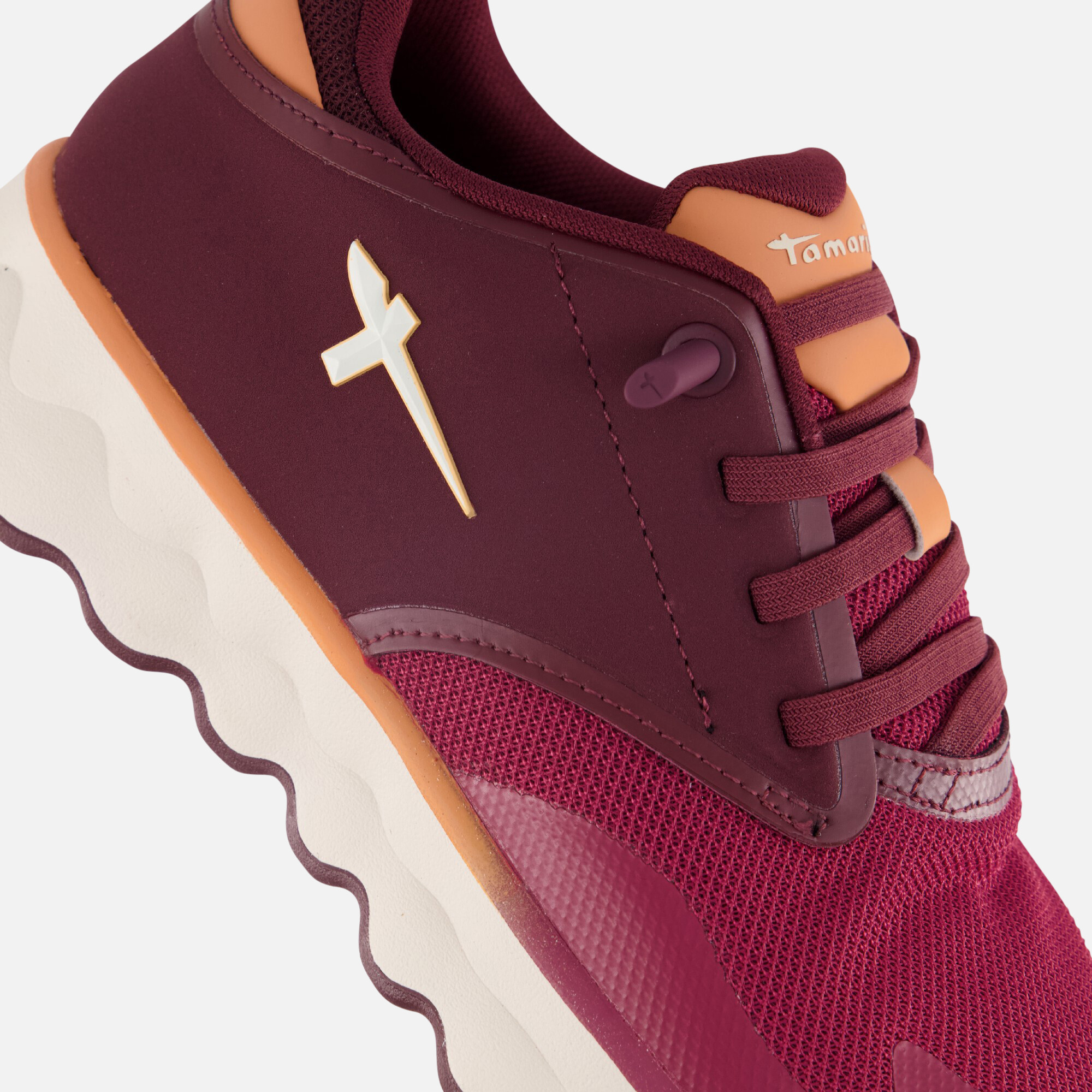 Tamaris Nowana Sneakers rood Synthetisch afbeelding 4