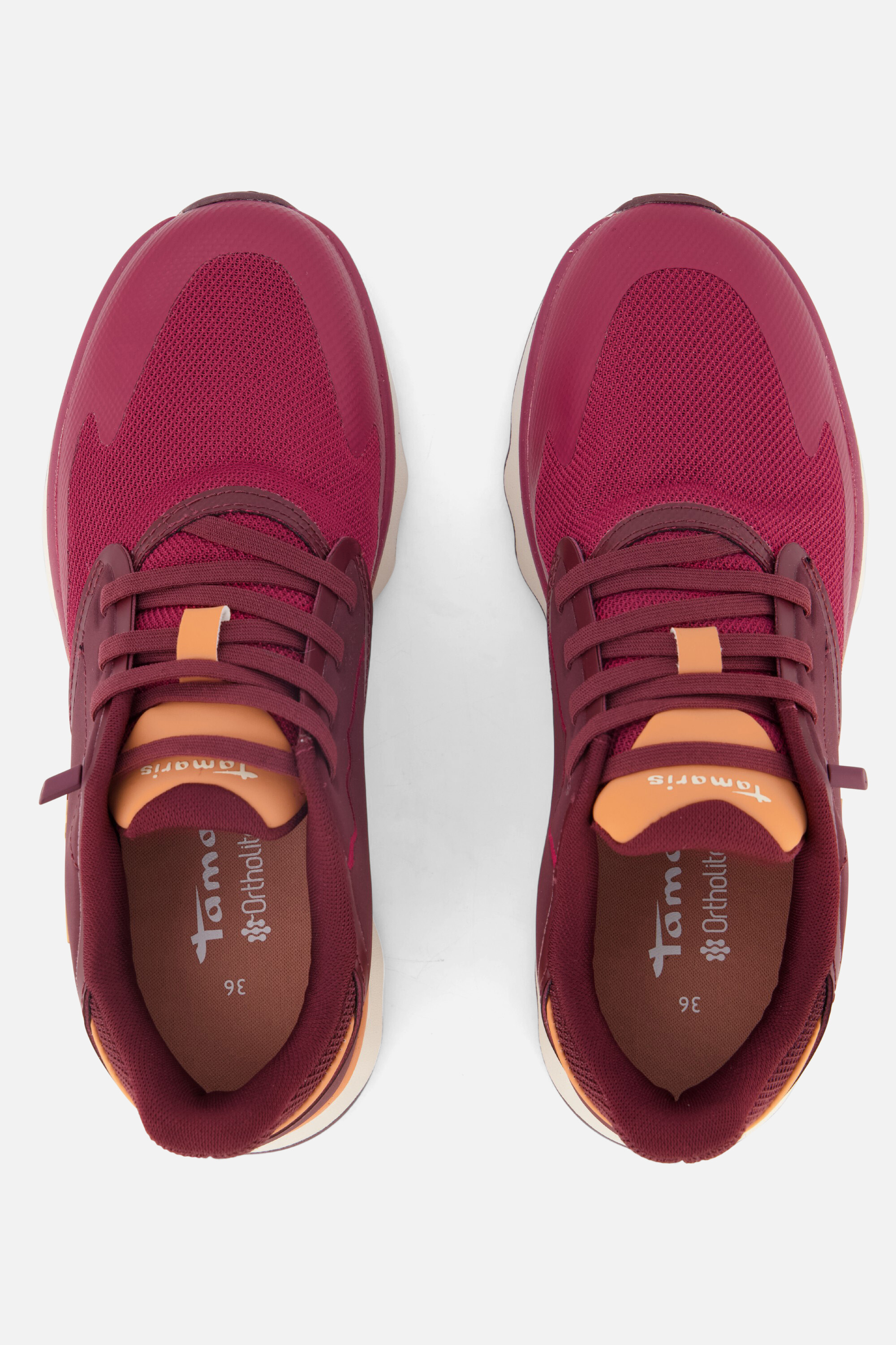 Tamaris Nowana Sneakers rood Synthetisch afbeelding 2