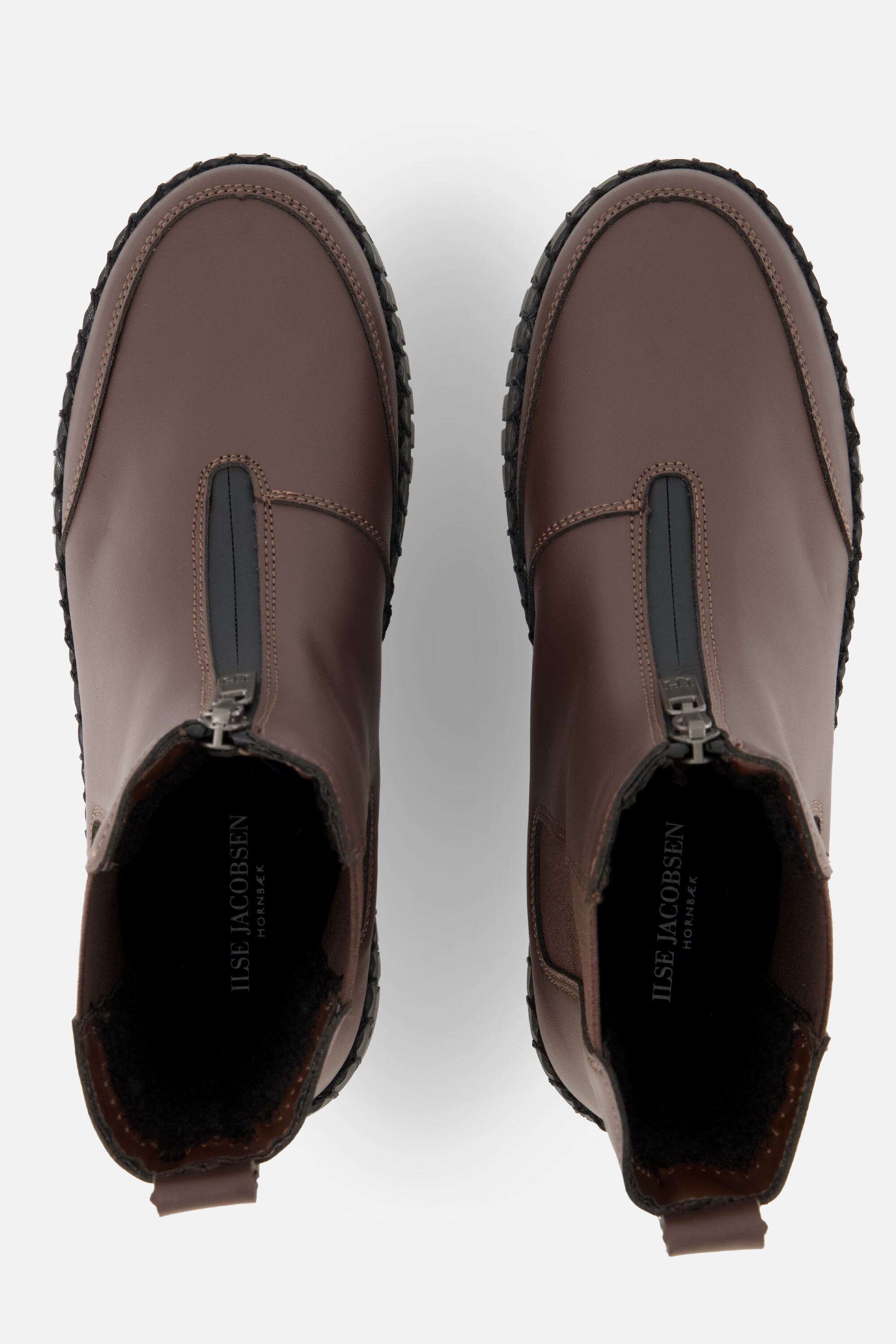 Ilse Jacobsen Tulip6372 Chelsea boots bruin Nylon afbeelding 2