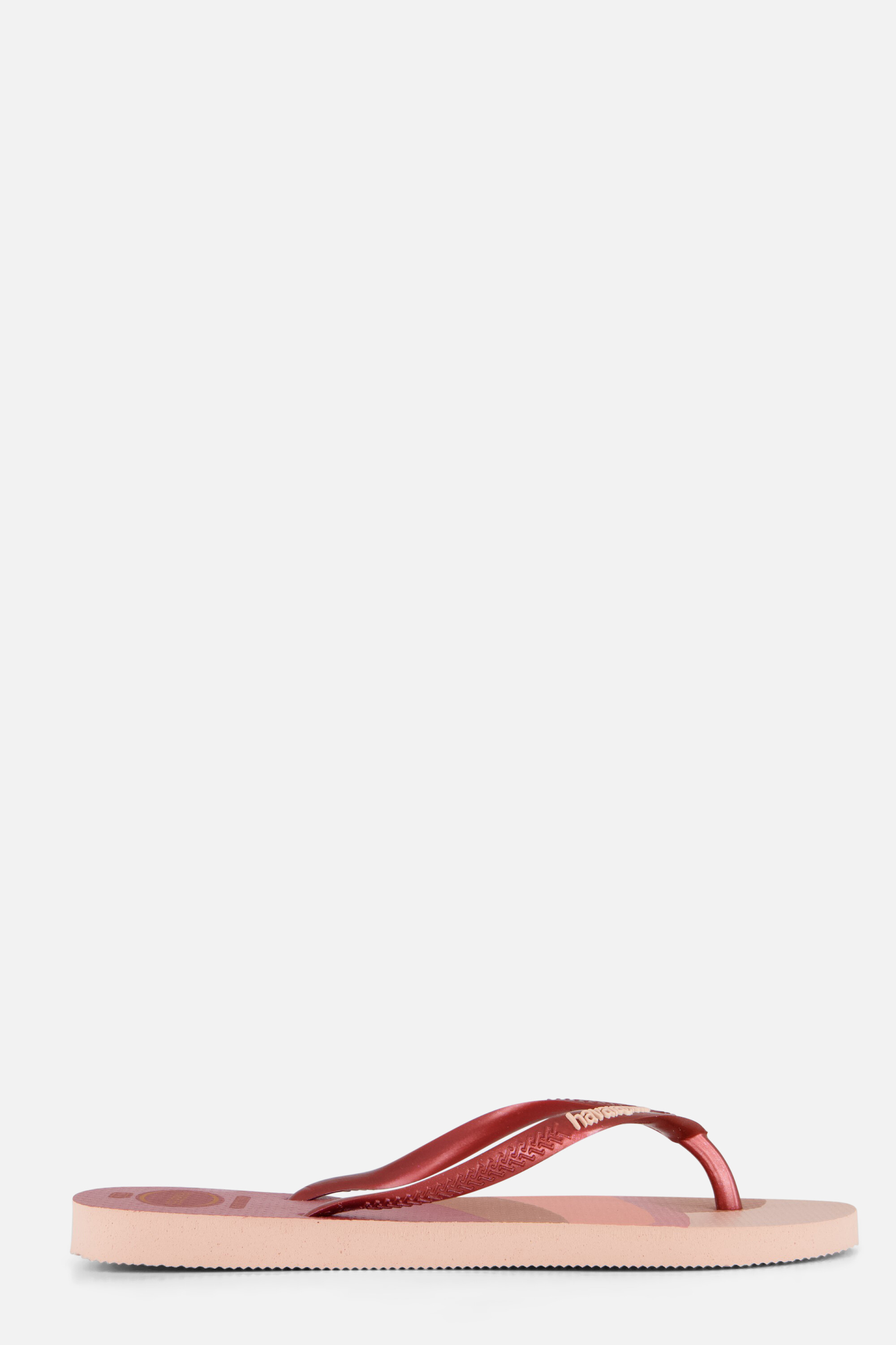 Havaianas Slim Pallette Glow Slippers roze Rubber afbeelding 4