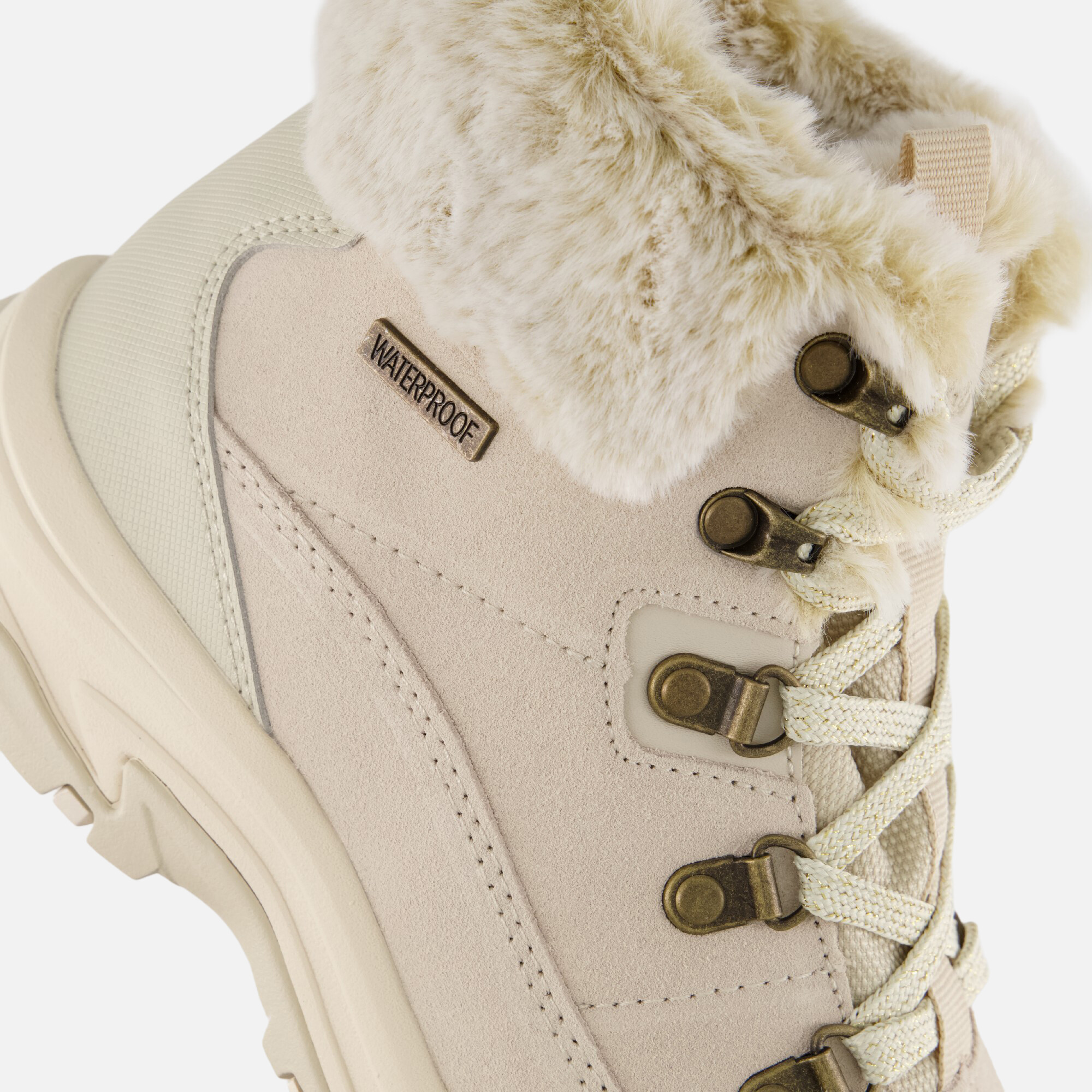 Skechers Trego Veterboots beige Suede afbeelding 4