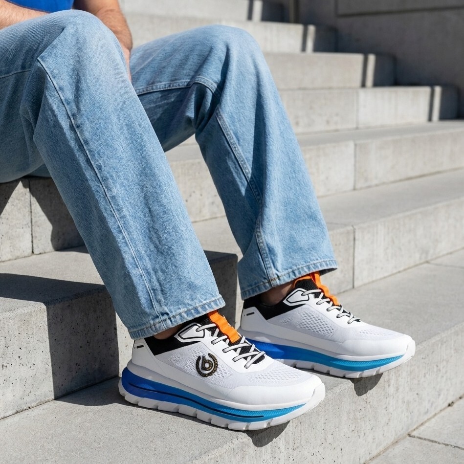 Bugatti Advance Sneakers wit Synthetisch