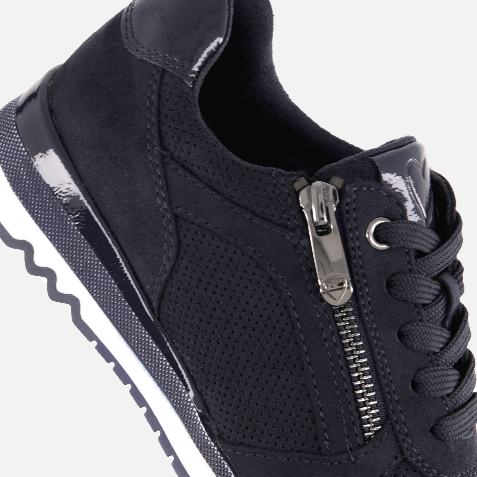 Marco Tozzi Sneakers blauw Textiel afbeelding 4