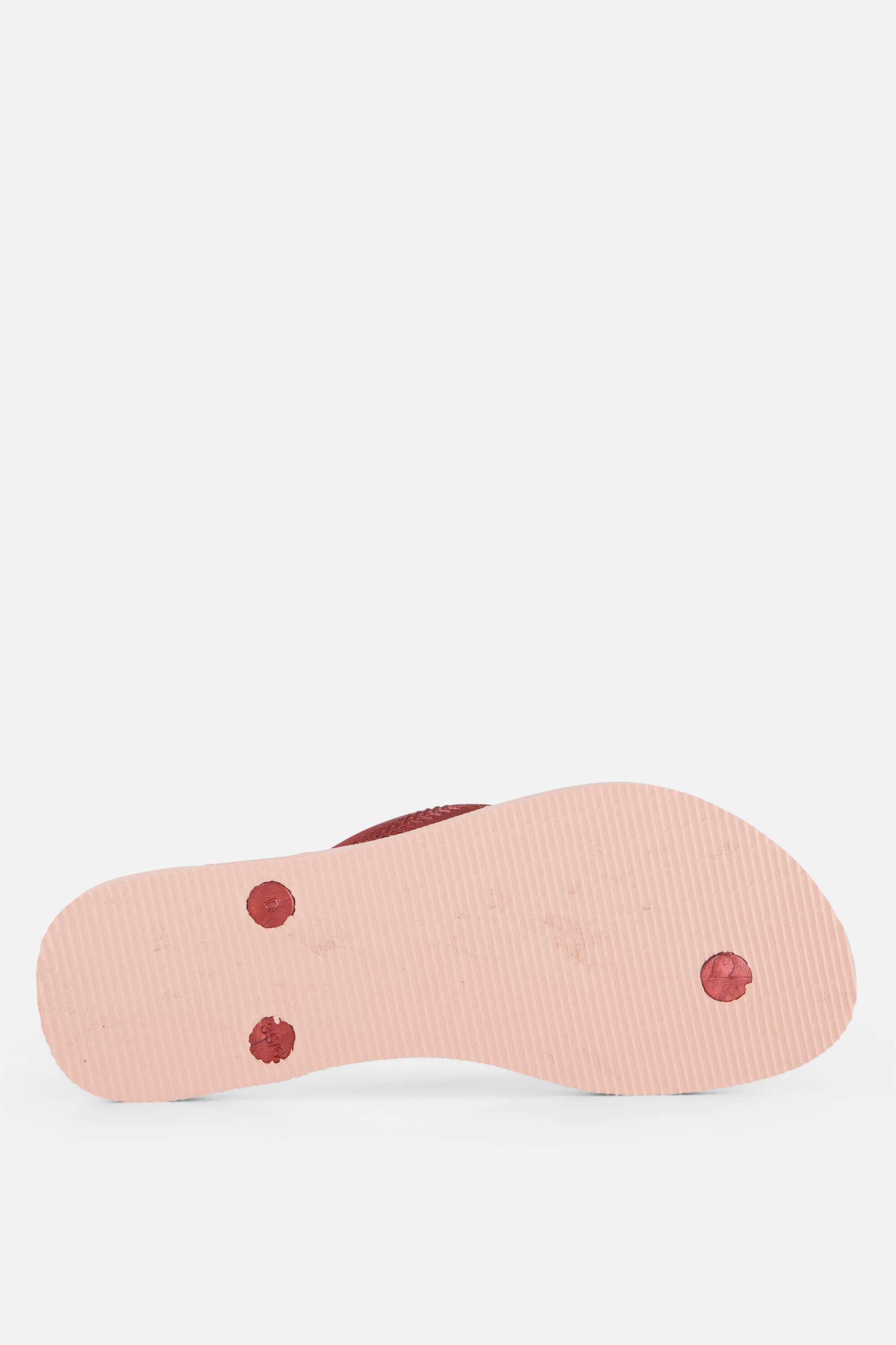 Havaianas Slim Pallette Glow Slippers roze Rubber afbeelding 2