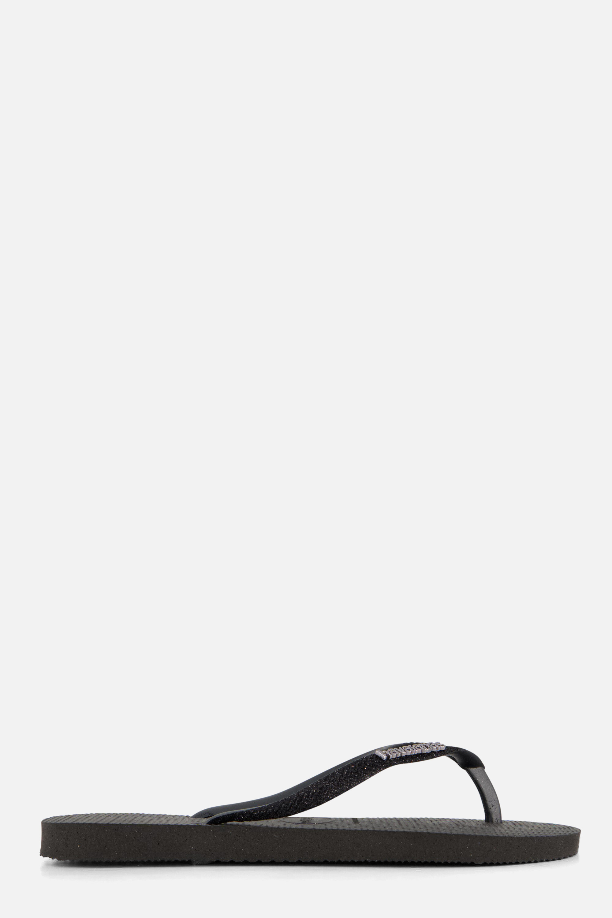 Havaianas Slim Glitter II Slippers zwart Rubber afbeelding 4