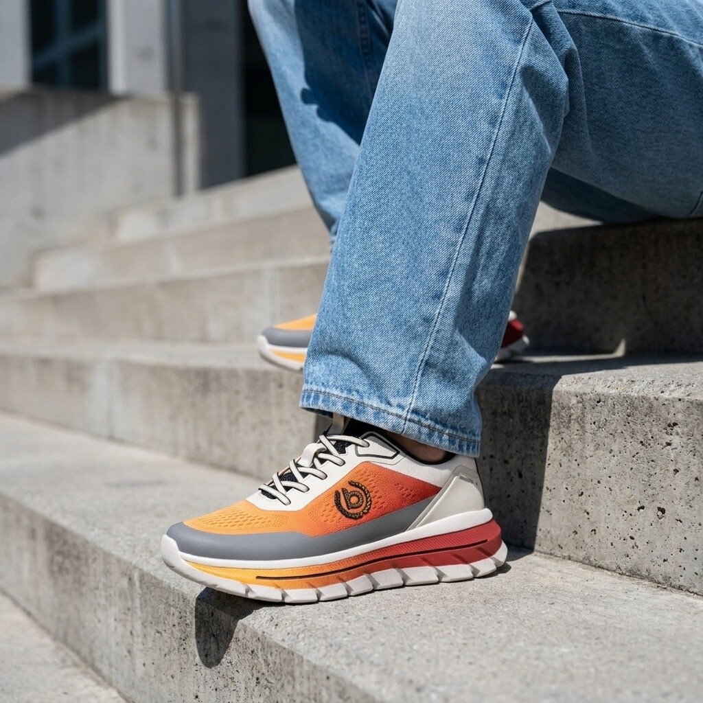 Bugatti Advance Sneakers oranje Synthetisch