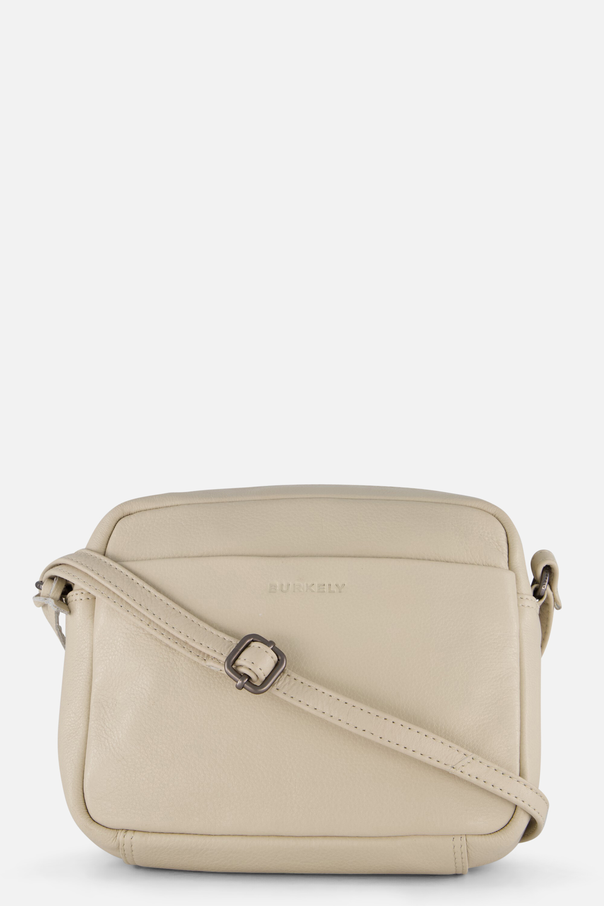Burkely Lush Lucy Camerabag beige Leer afbeelding 3