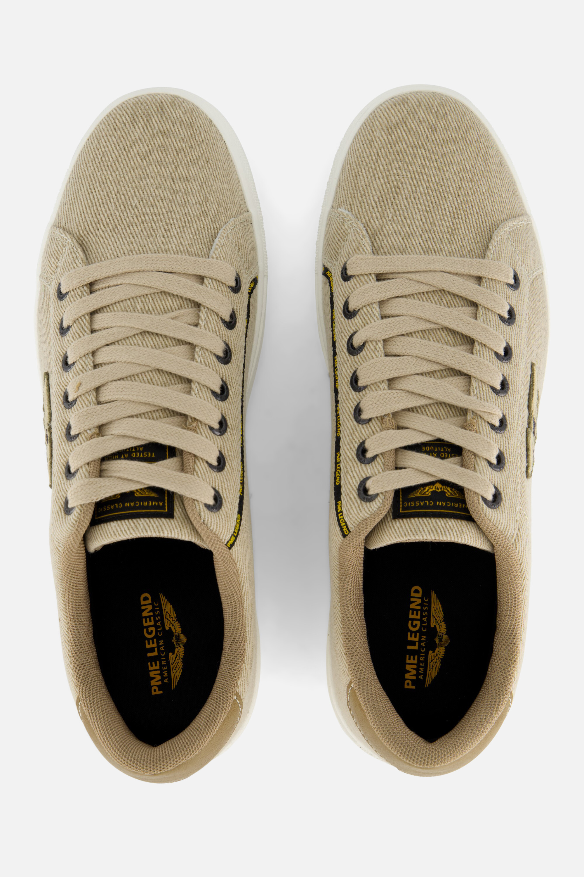 PME Legend Beechburd Sneakers beige Textiel afbeelding 3