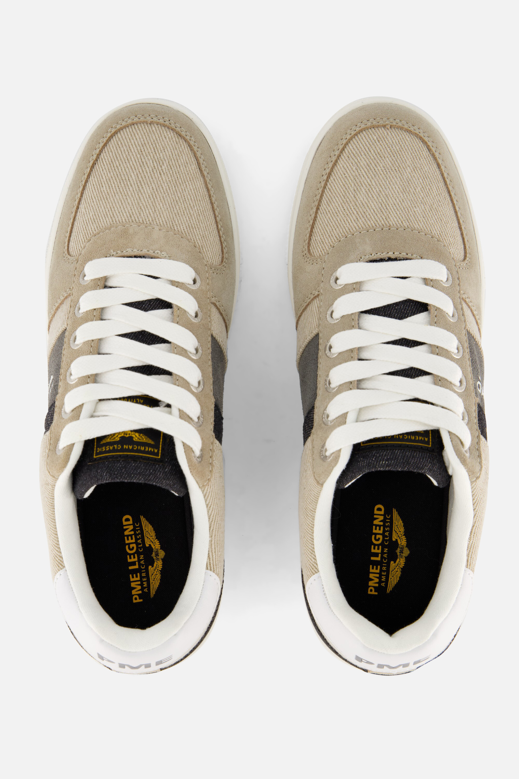 PME Legend Skytank Sneakers beige Textiel afbeelding 2