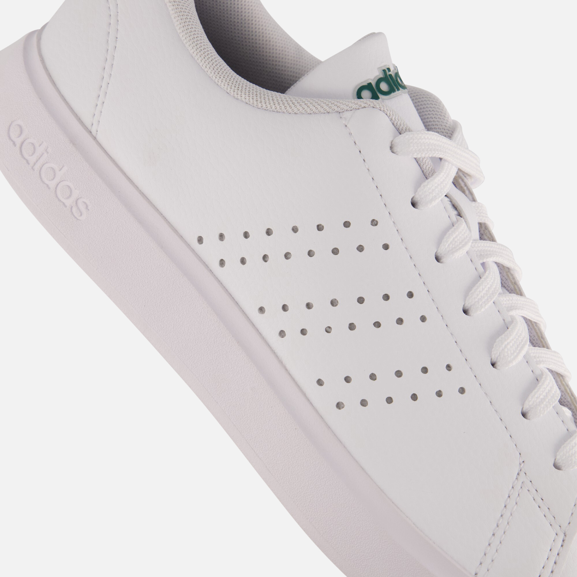 Adidas Advantage 2.0 Sneakers wit Imitatieleer afbeelding 4