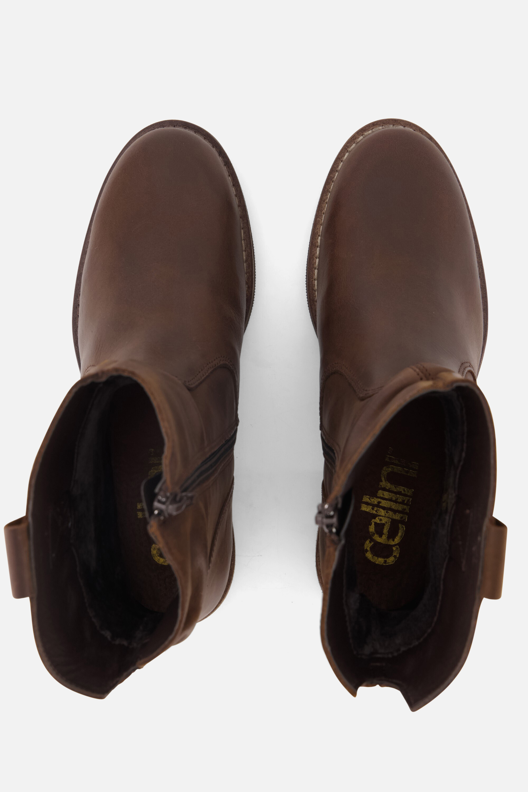 Cellini Plooi Enkellaarsjes bruin Nubuck afbeelding 2