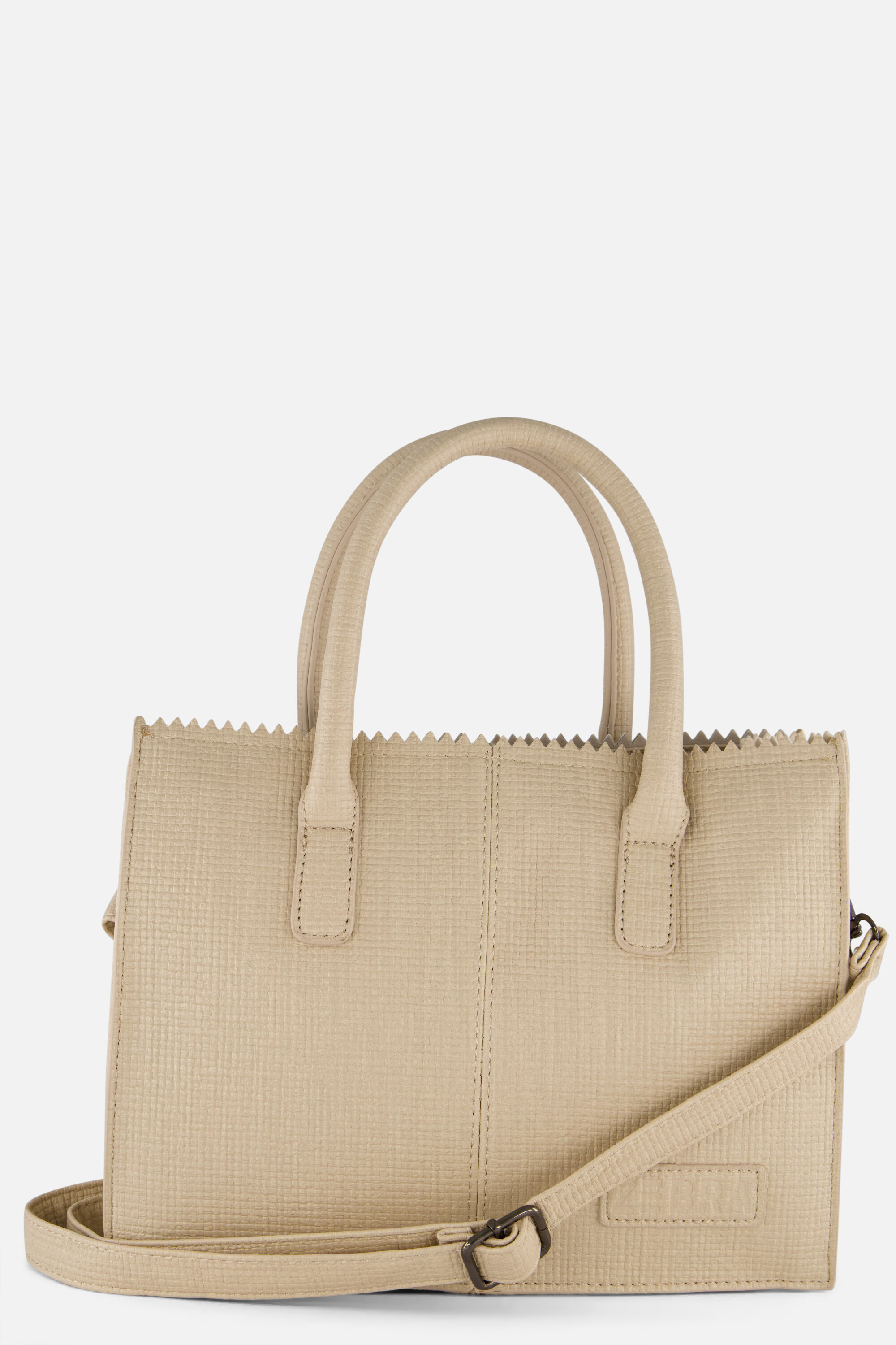 Zebra Sanne Shopper beige Imitatieleer afbeelding 4