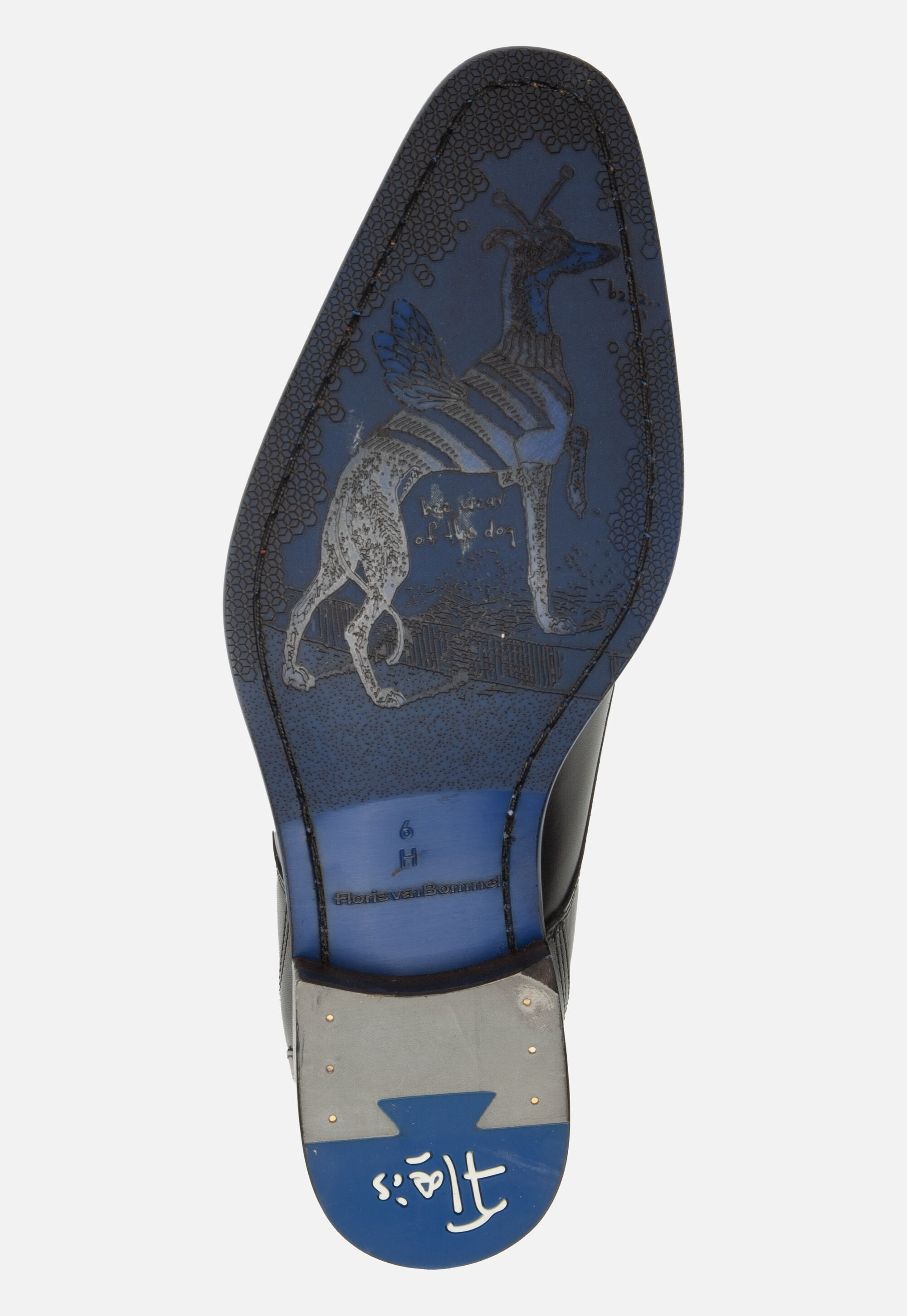 Floris van Bommel Veterschoenen zwart Leer 310307 afbeelding 2