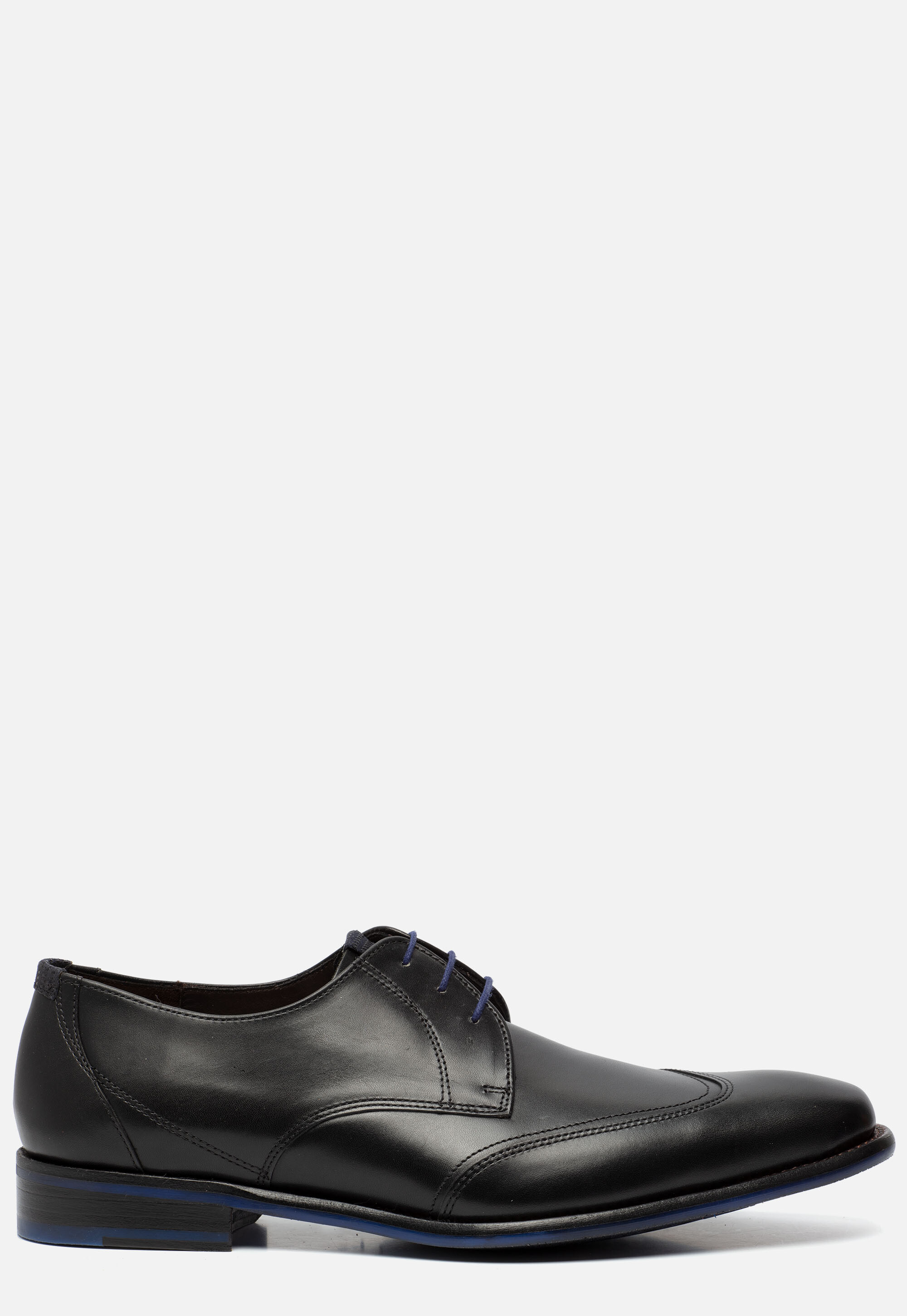 Floris van Bommel Veterschoenen zwart Leer 310307 afbeelding 3