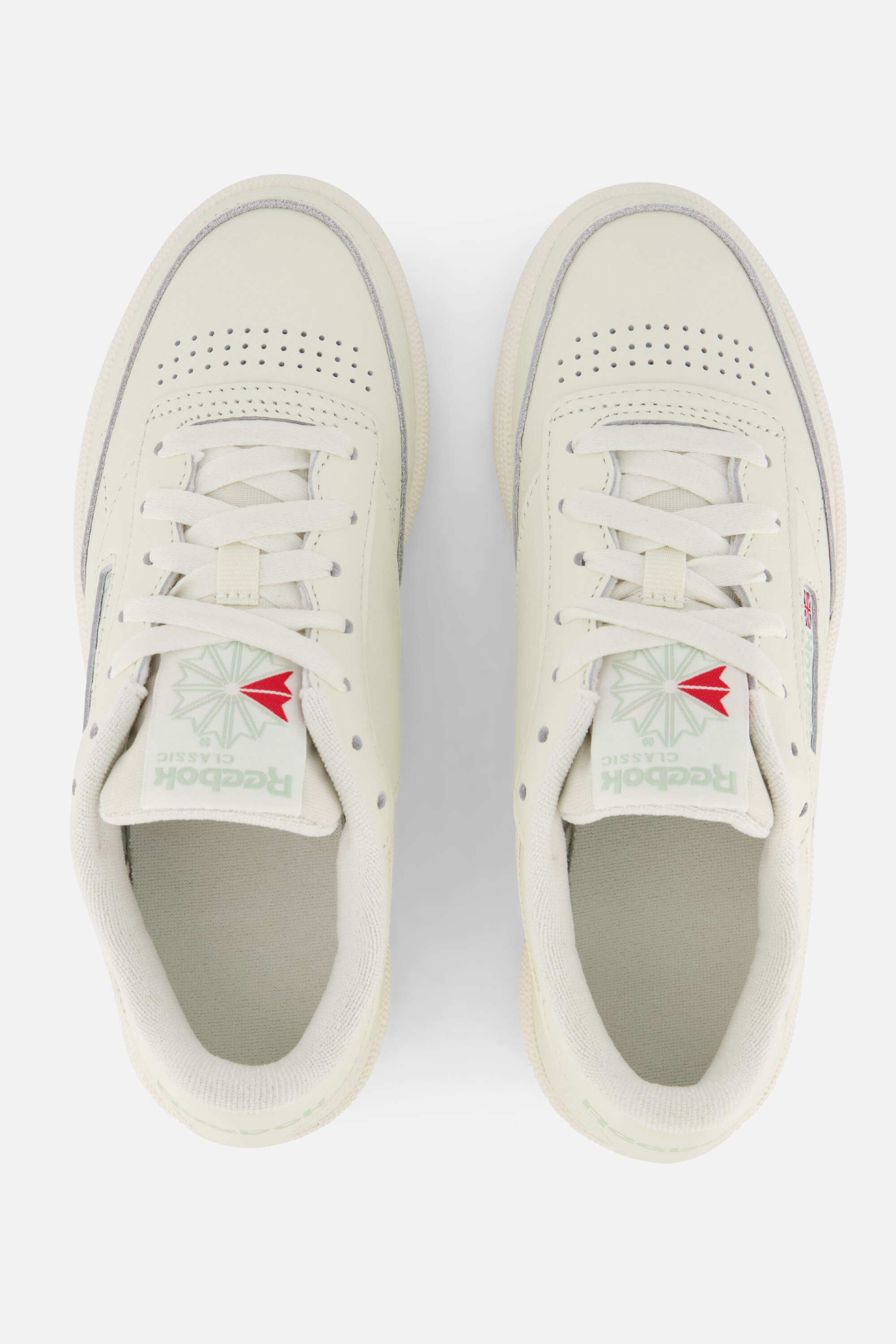 Reebok Club C85 Sneakers beige Synthetisch afbeelding 3