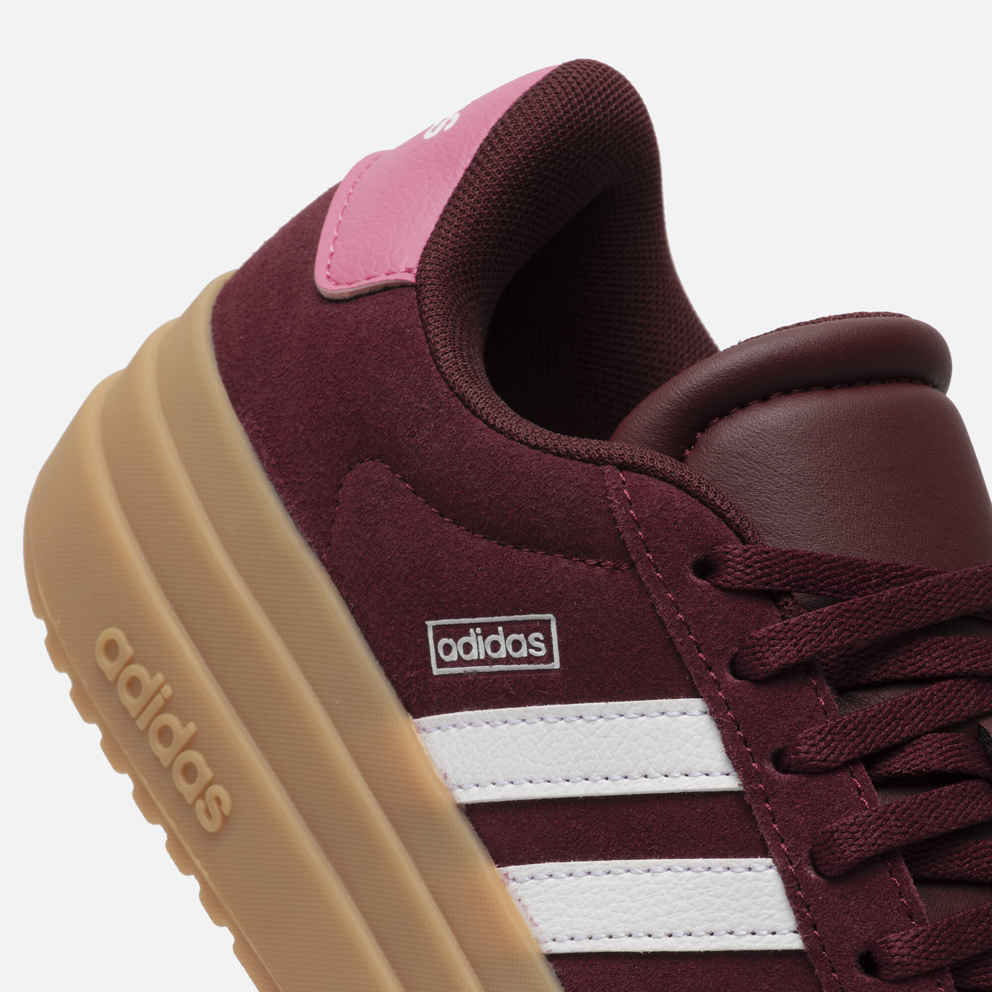 Adidas VL Court Bold Sneakers rood Leer afbeelding 4