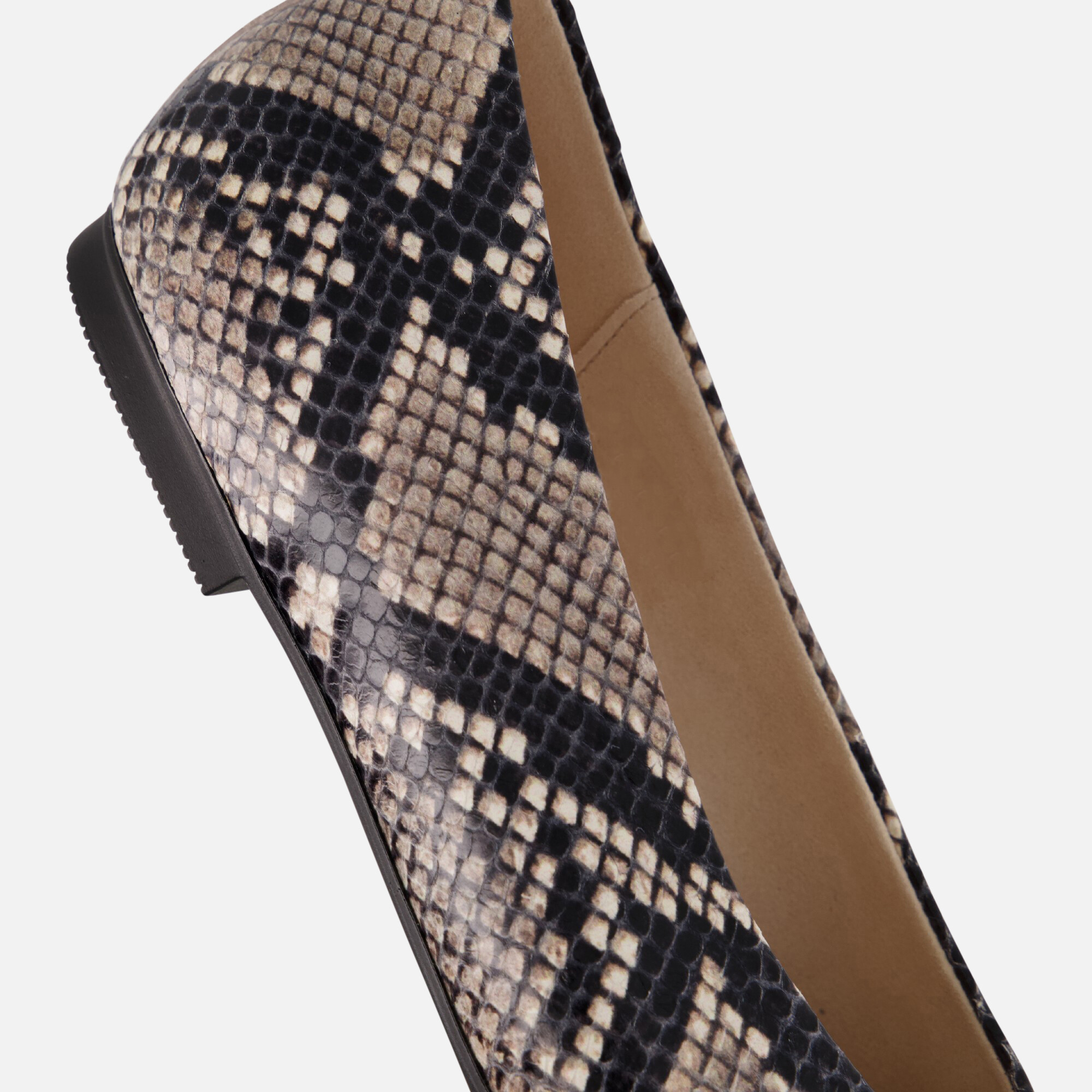 Gabor Python Instappers beige Leer afbeelding 4