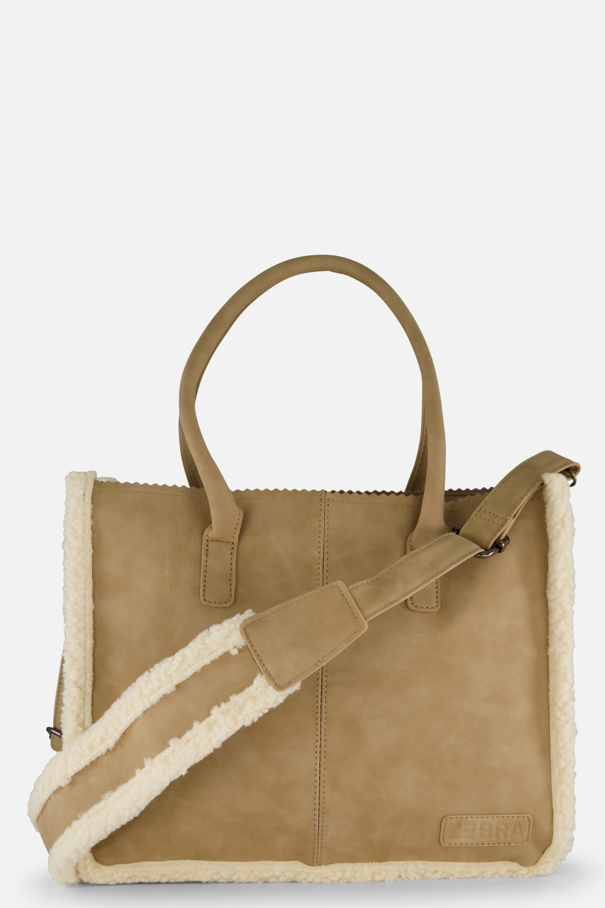 ZEBRA Charm schoudertas beige Nylon afbeelding 3
