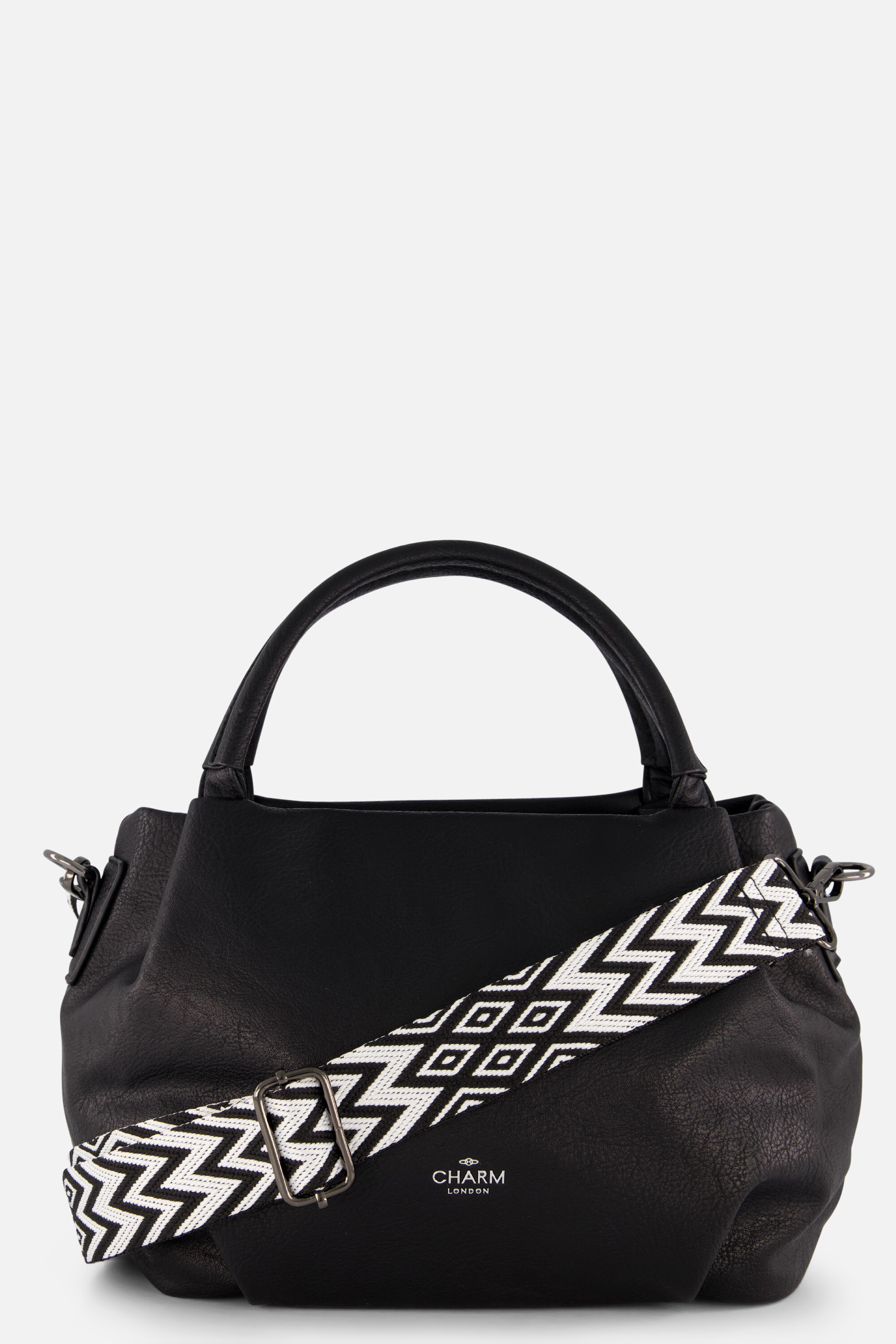 Charm London Handtas zwart Synthetisch afbeelding 3