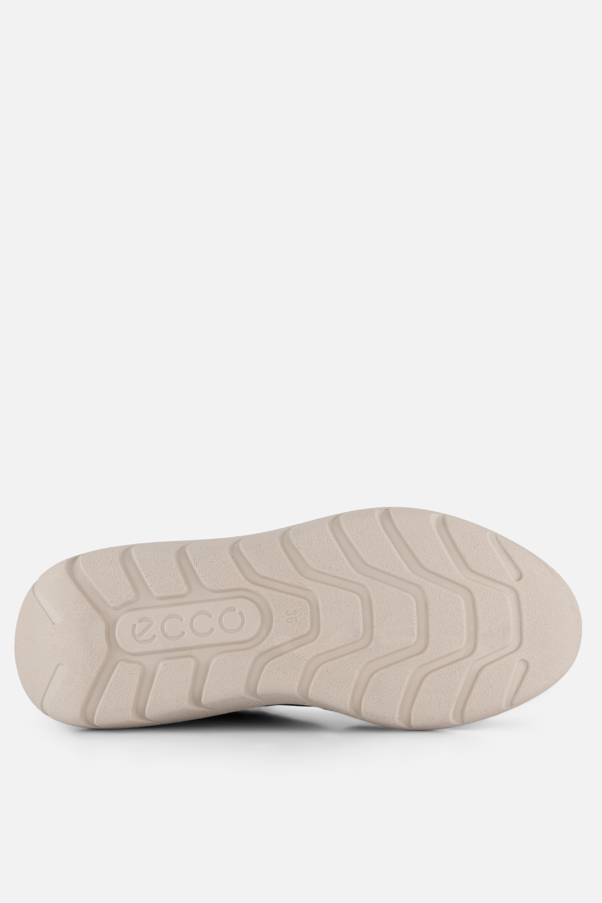 ECCO Valerie Side Zip Sneakers blauw Nubuck