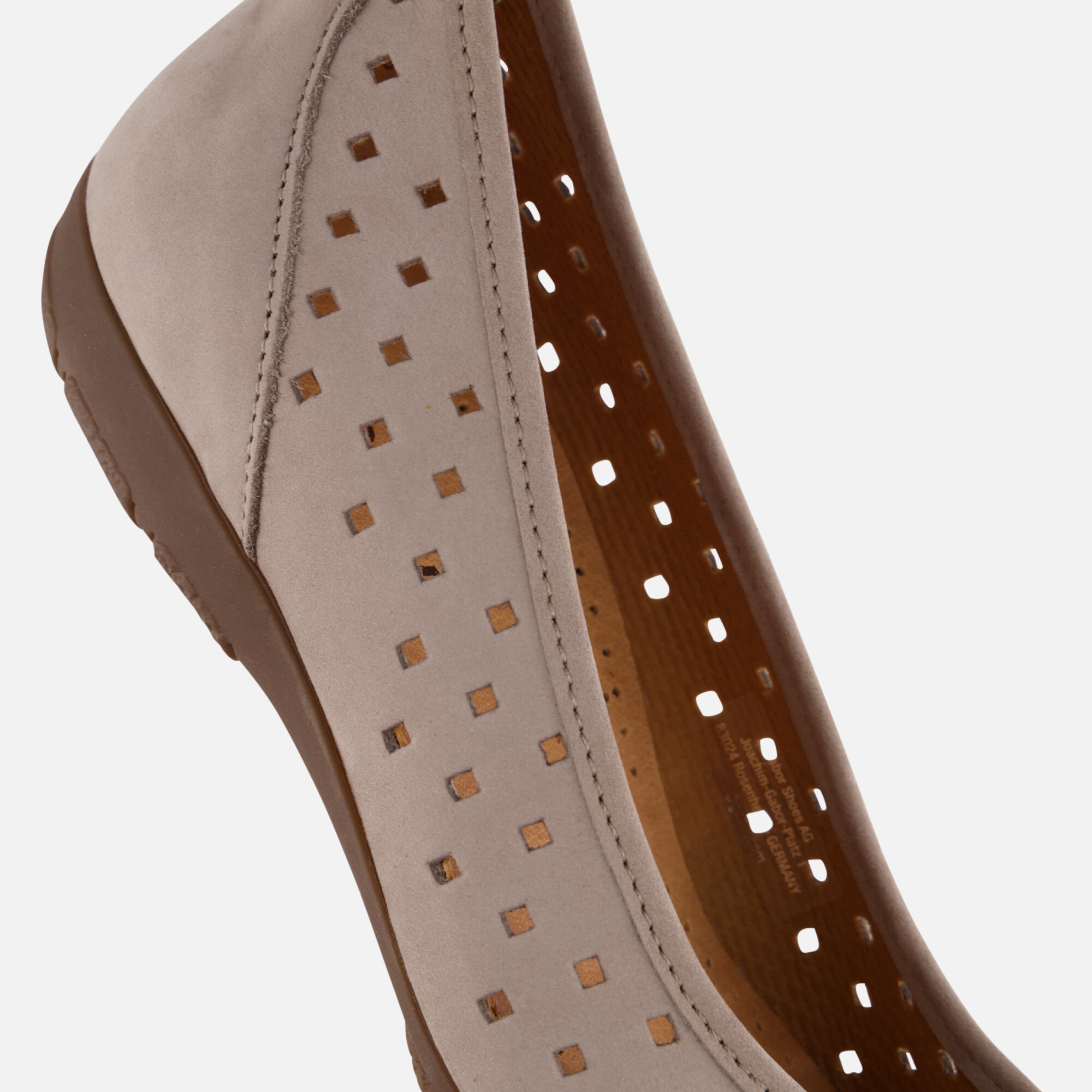 Gabor Instappers beige Nubuck afbeelding 4