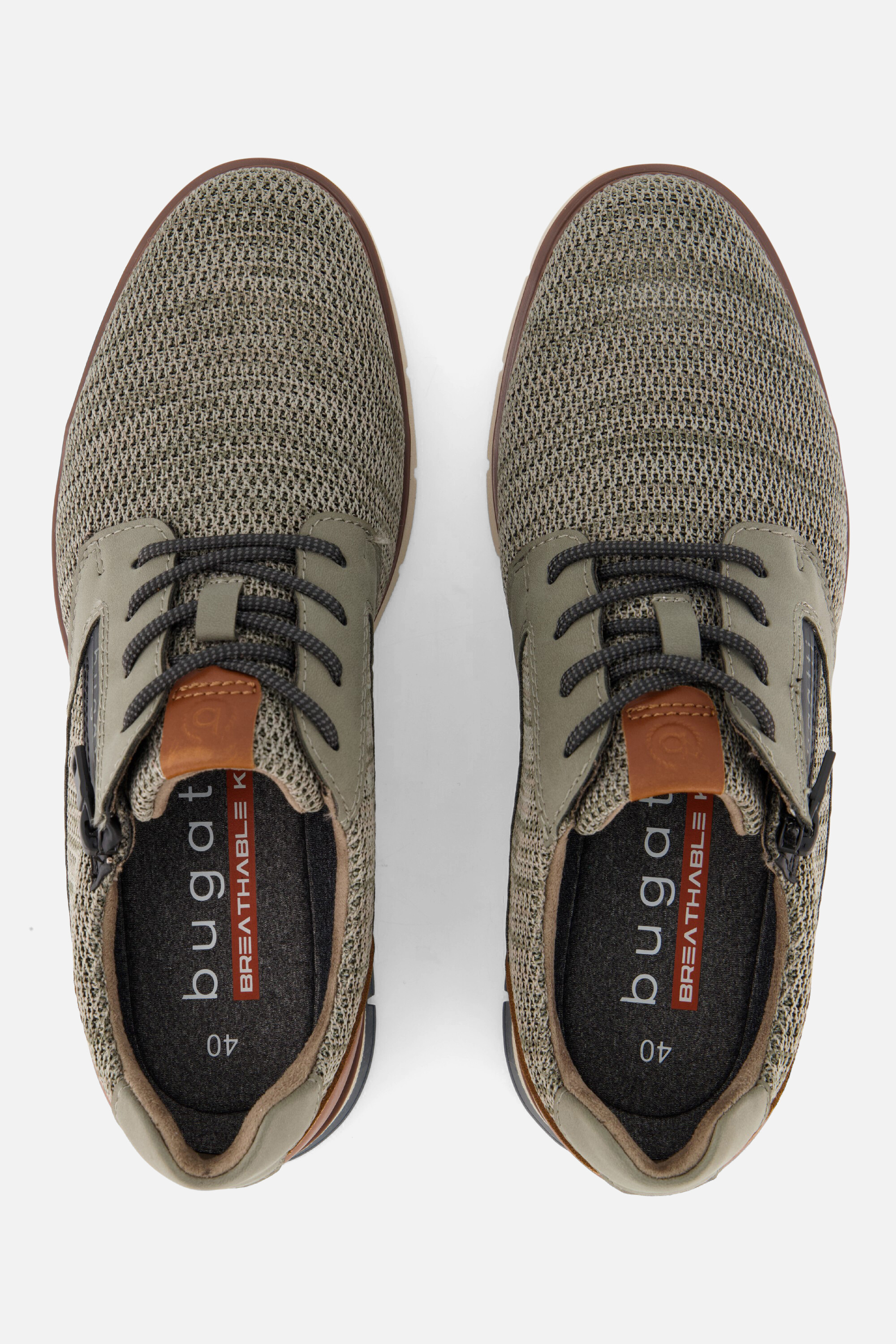Bugatti Sandman Sneakers groen Textiel afbeelding 2